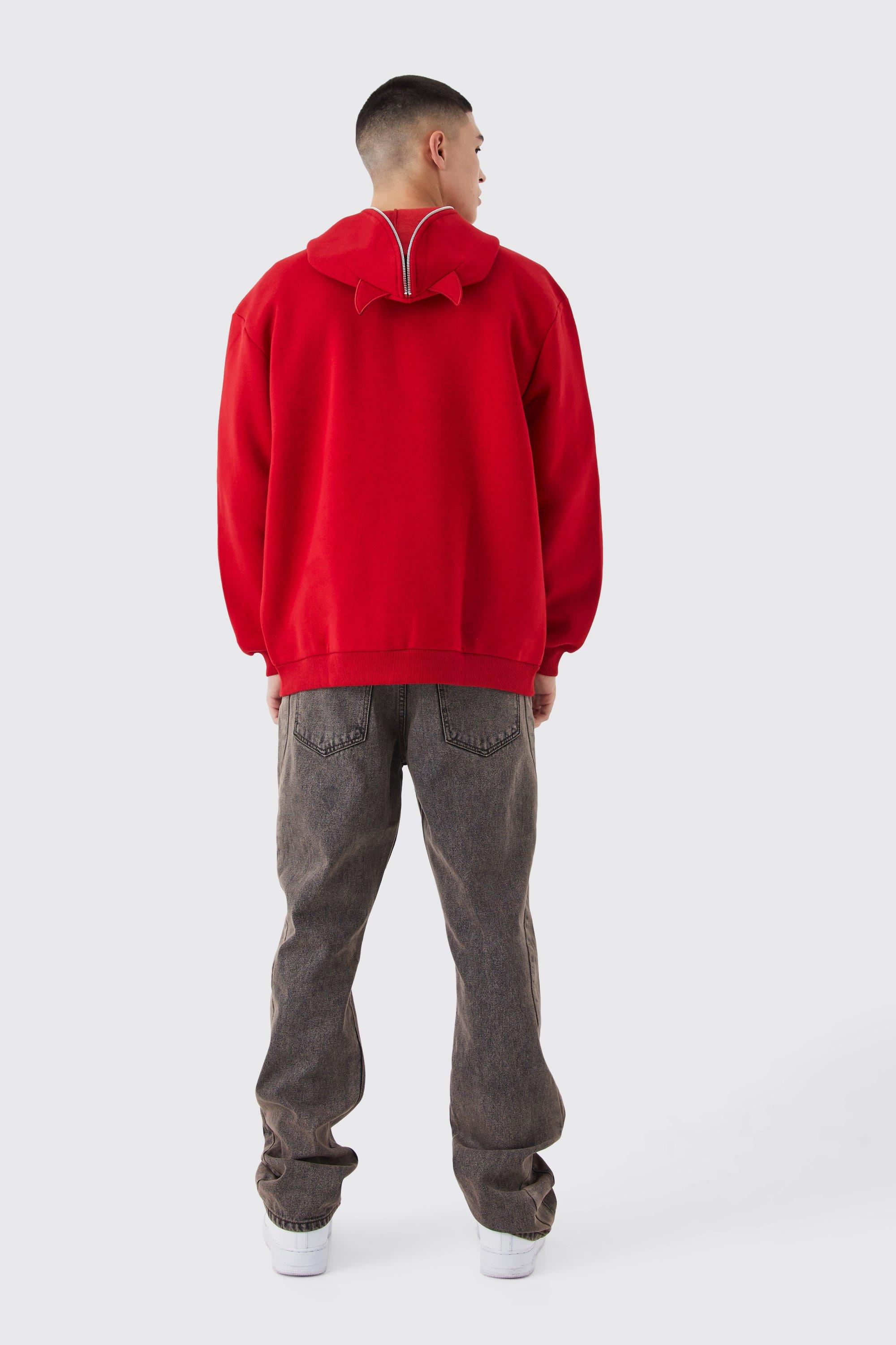 Oversized Devil Horn Hoodie