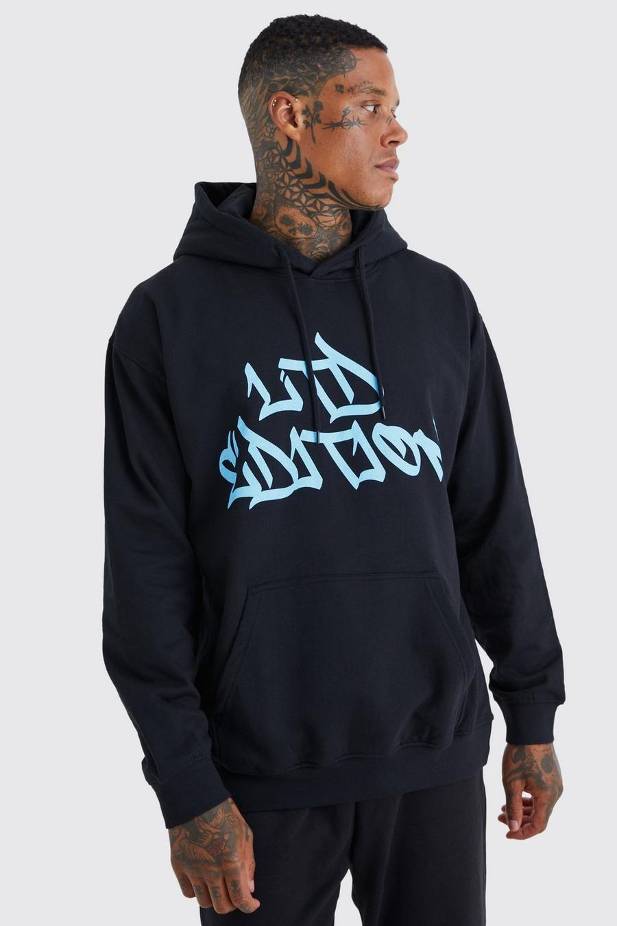 Black noir Oversized Limited Edition Hoodie