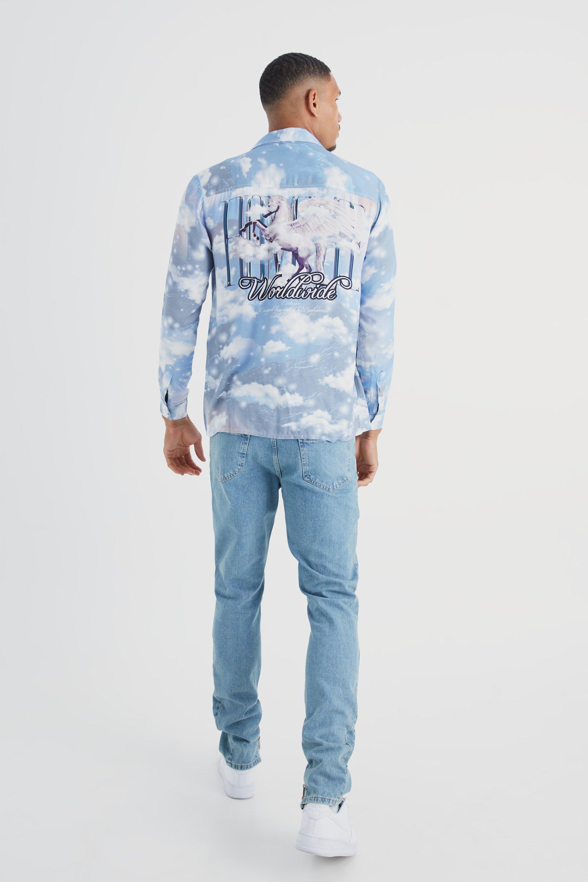 Chemise best sale homme licorne