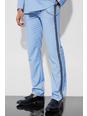Light blue Relaxed Fit Stud Detail Trouser With Chain