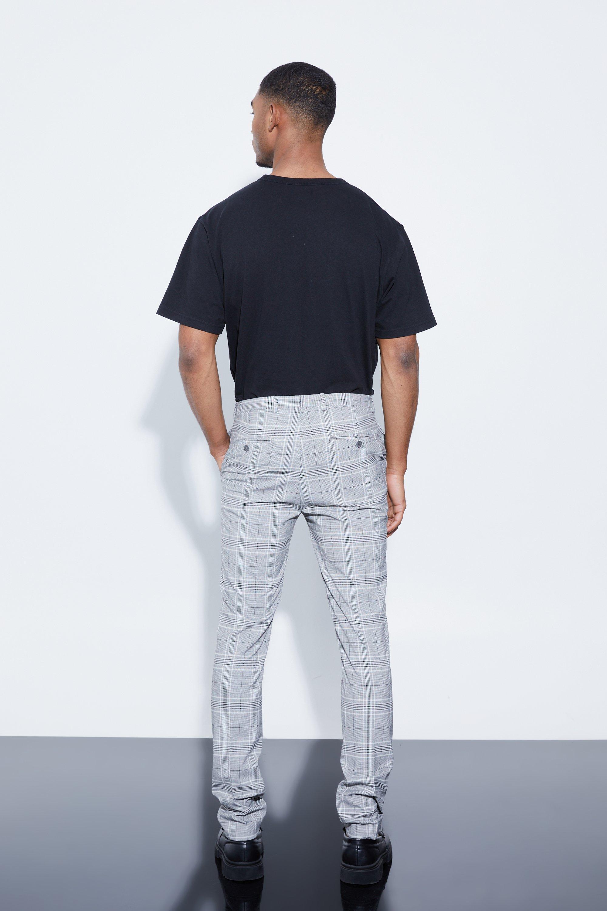 Boohoo clearance checked trousers