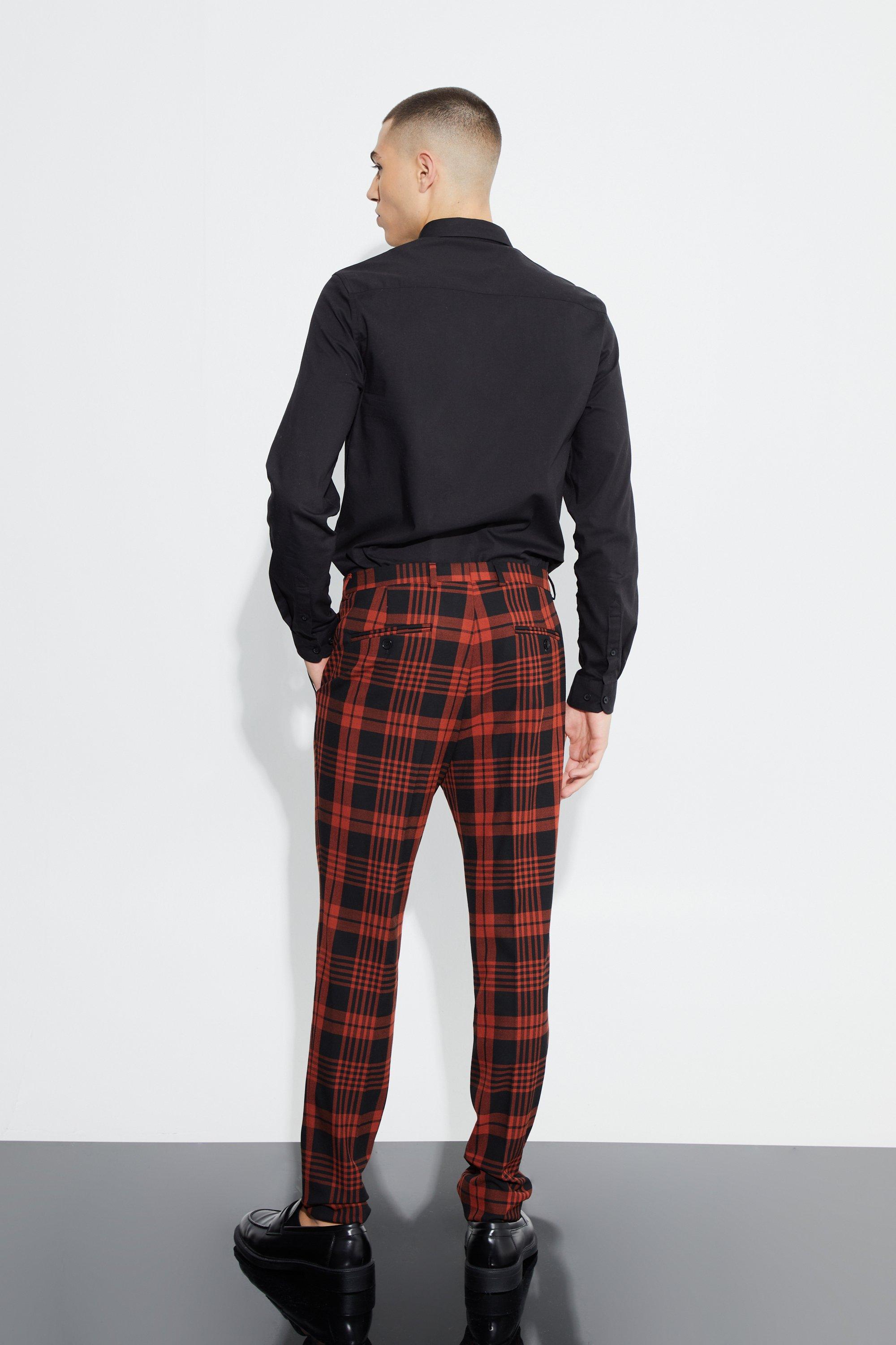 Boohoo hot sale checkered pants