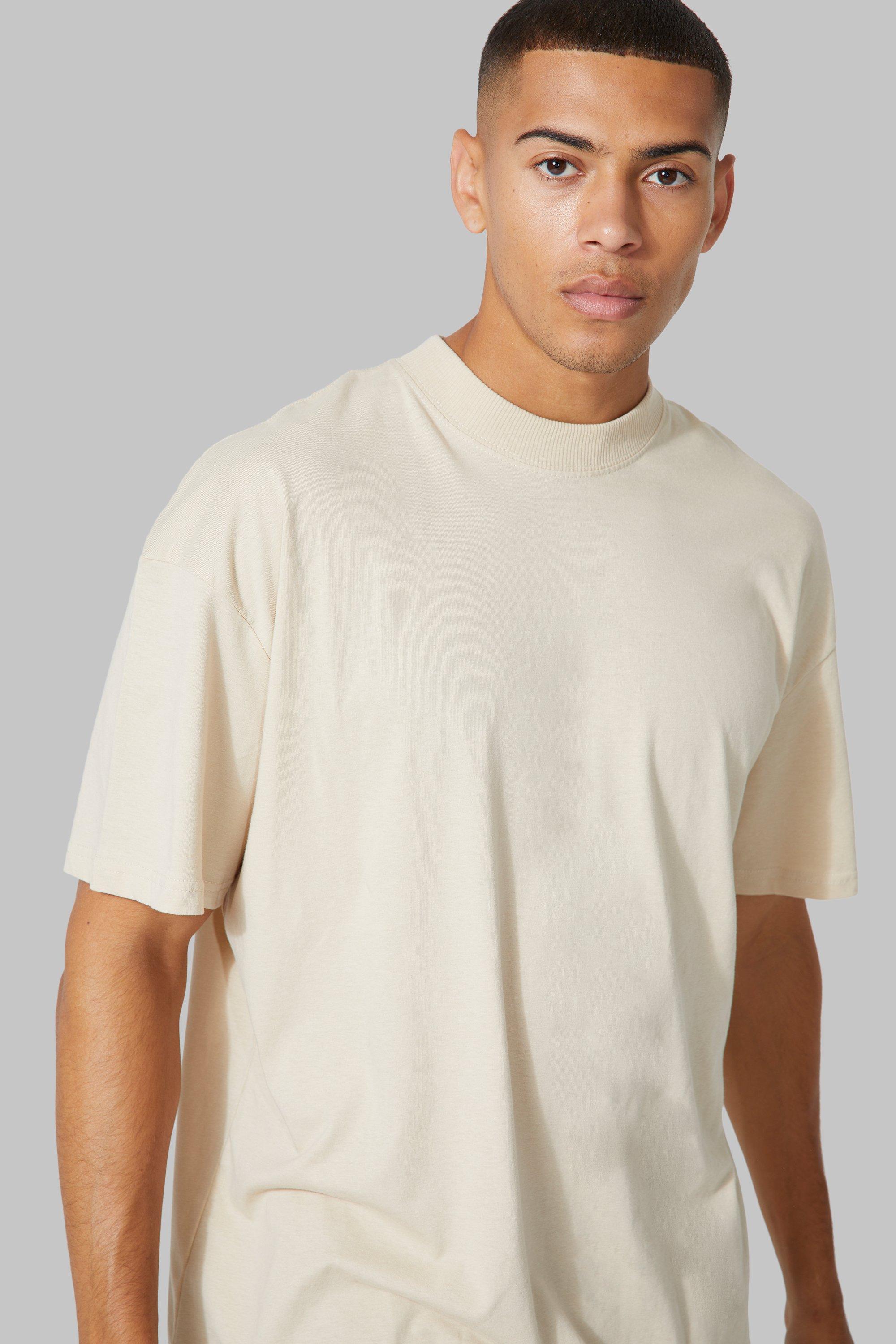 T store shirt beige