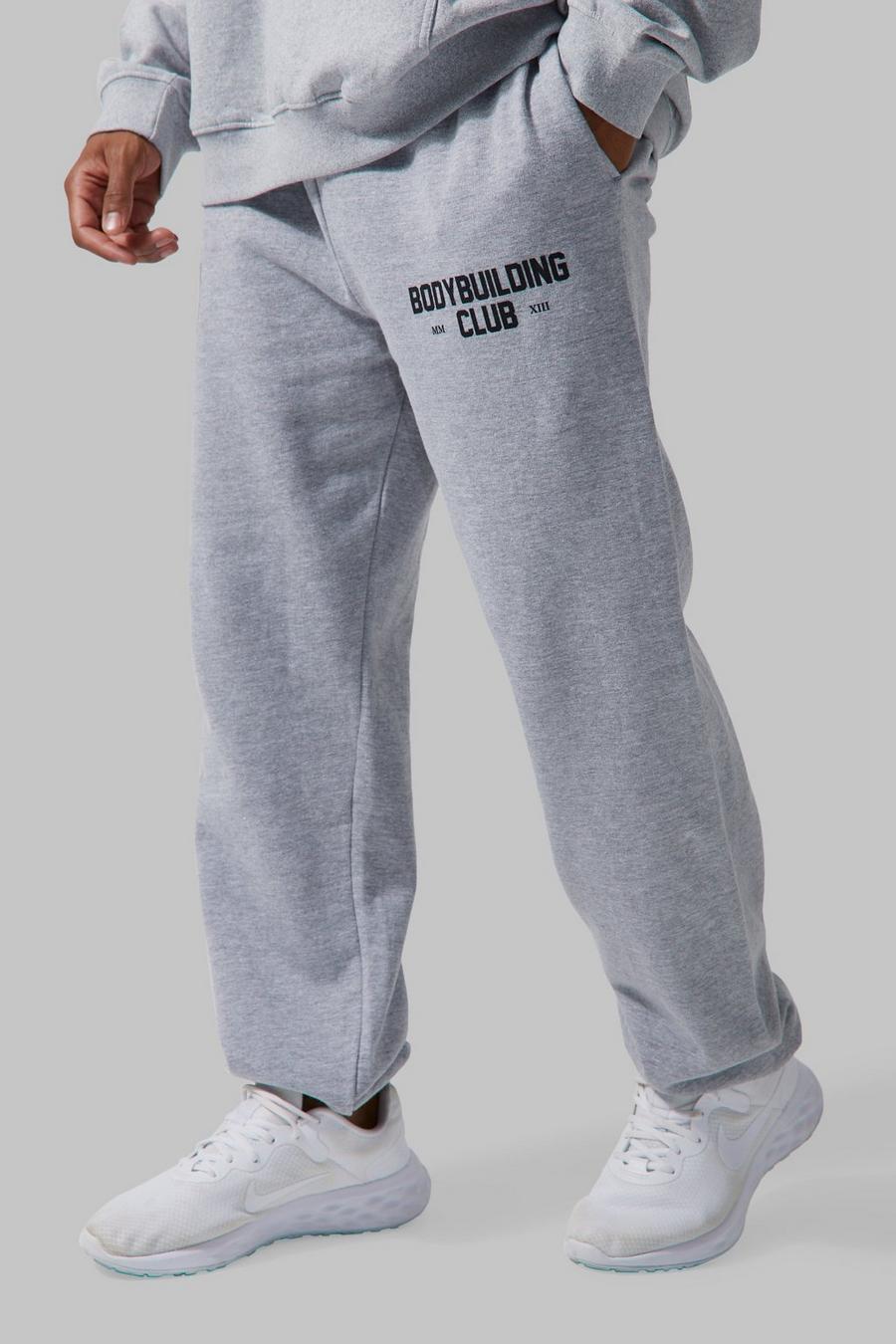 Grey marl Man Active Oversized Body Building Sweatpant image number 1