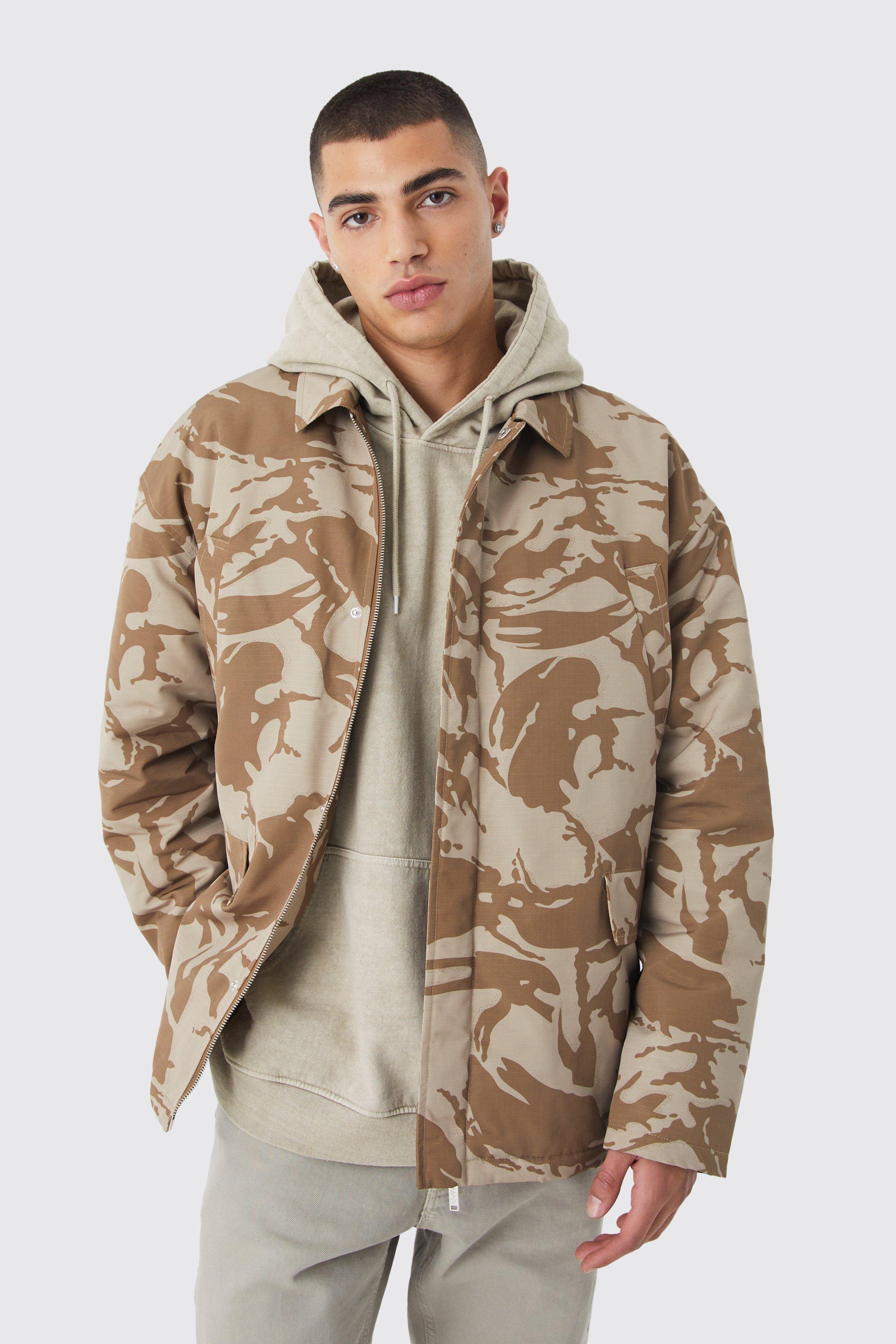 Boohoo top camouflage jacket