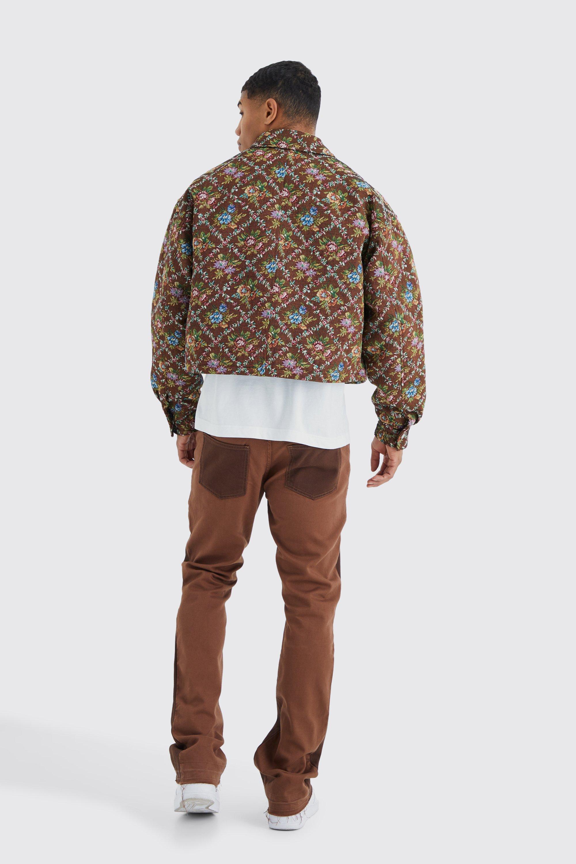 Chocolate Tapestry Pocket Square Chocolate Tapestry Pocket Square