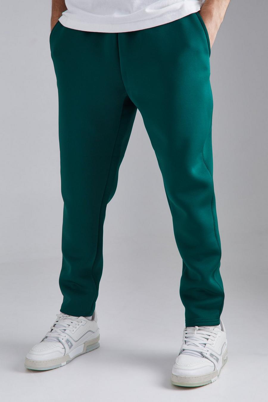 Forest Slim Tapered Cropped Bonded Scuba Sweatpant image number 1