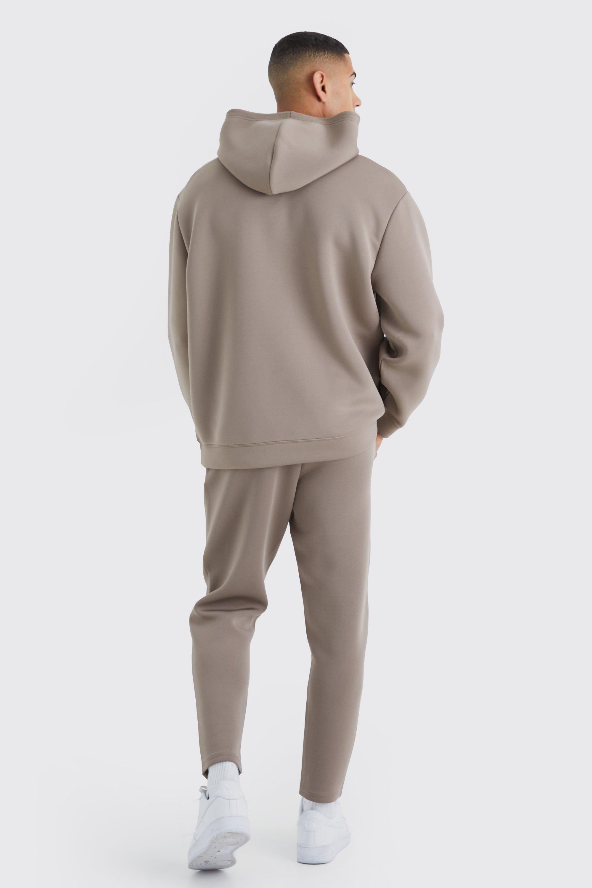 Oversized Bonded Scuba Hooded Tracksuit