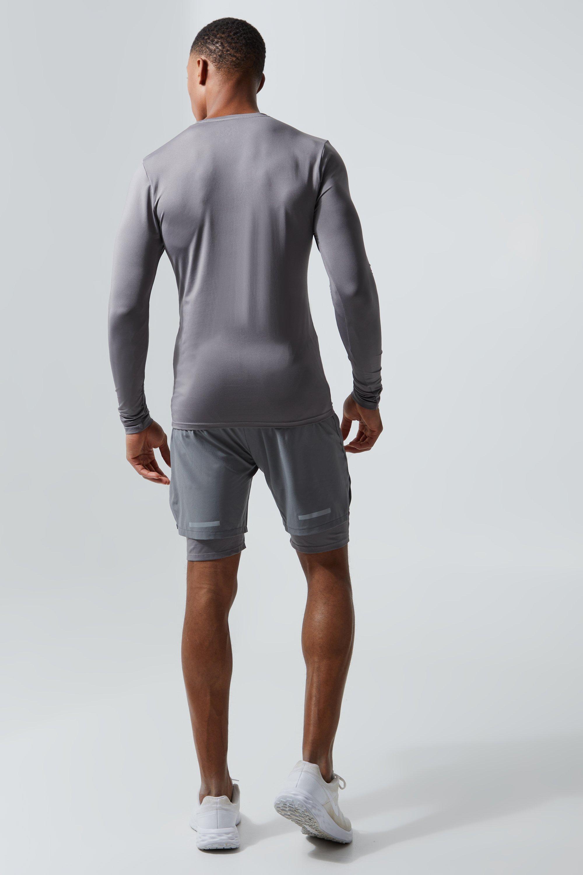 Active Raglan Muscle Fit Compression Top