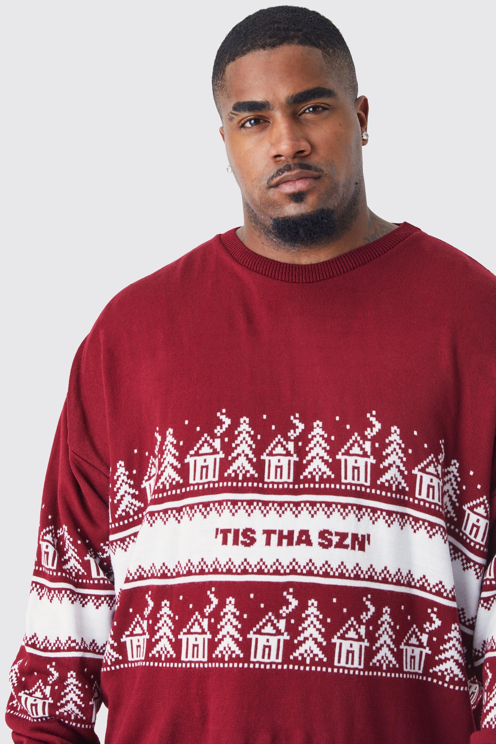 Oversized ugly christmas sweater best sale