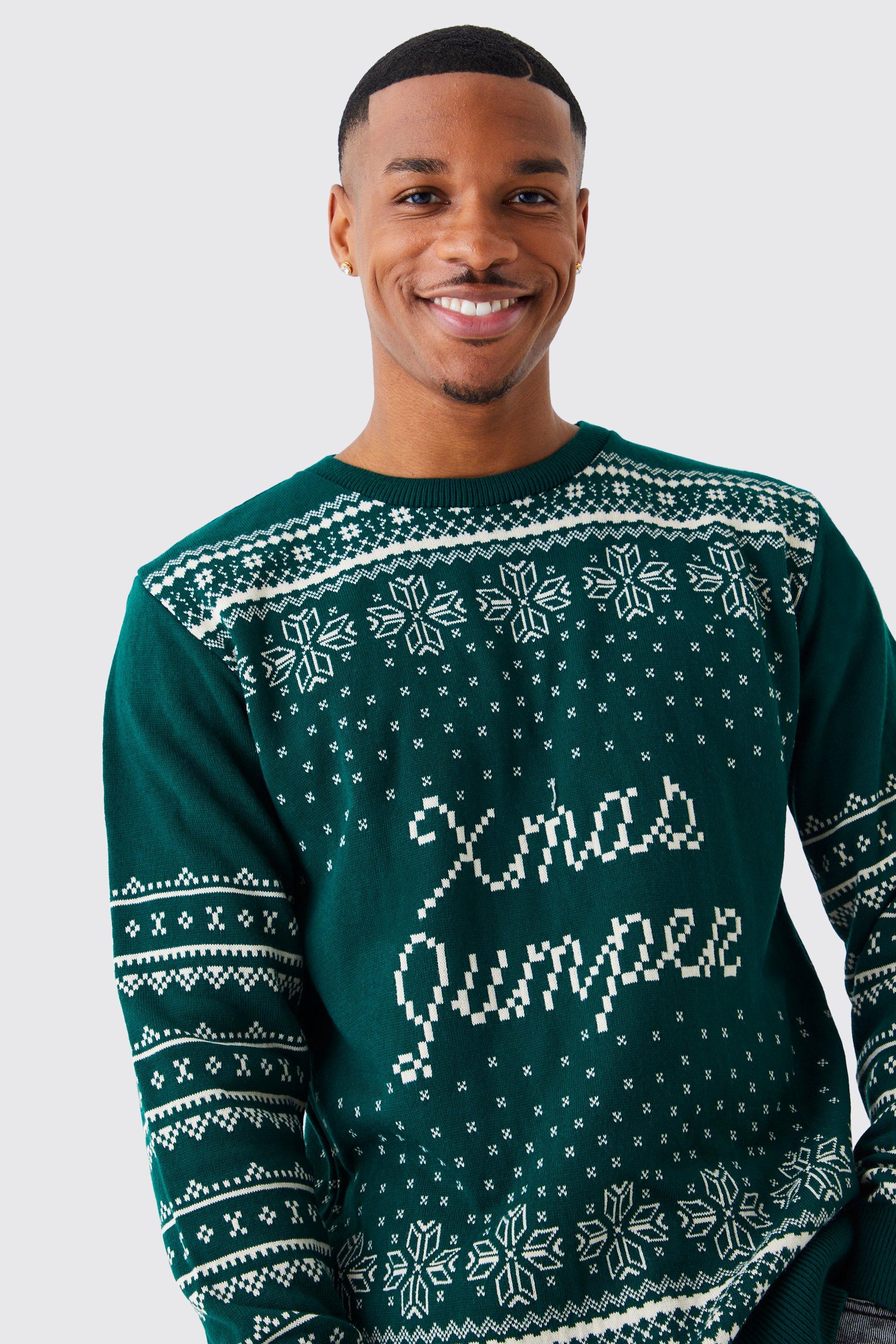 Green deals christmas jumper