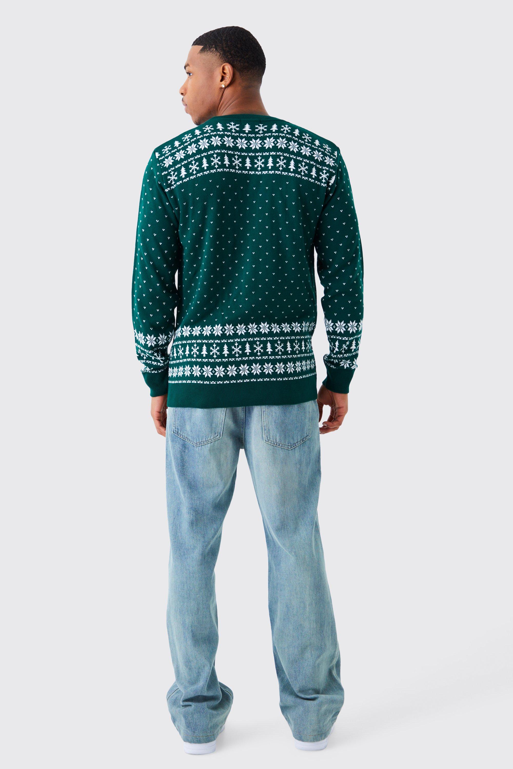 Boohoo mens christmas on sale jumpers