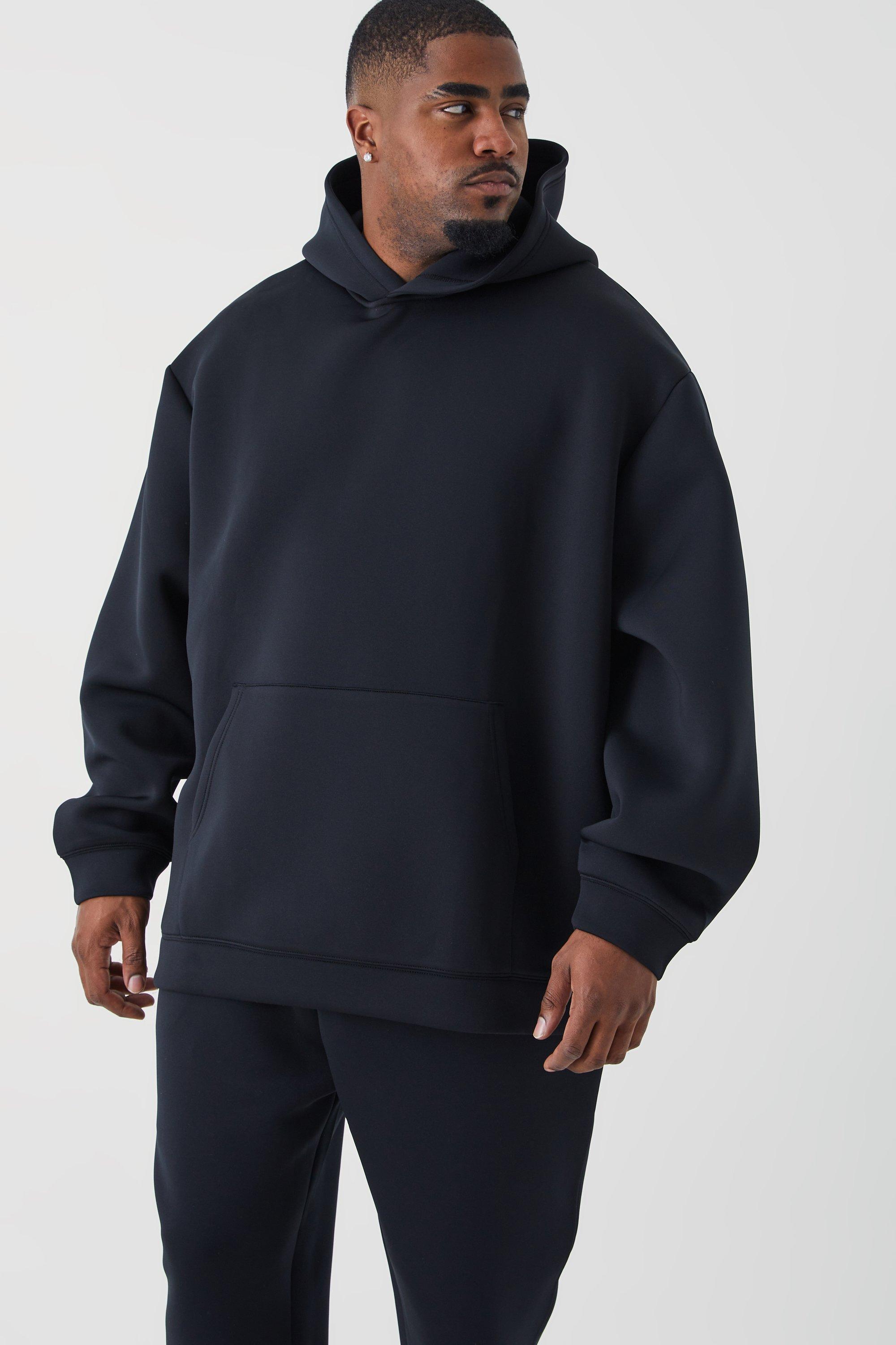 Plus Oversized Bonded Scuba Hoodie