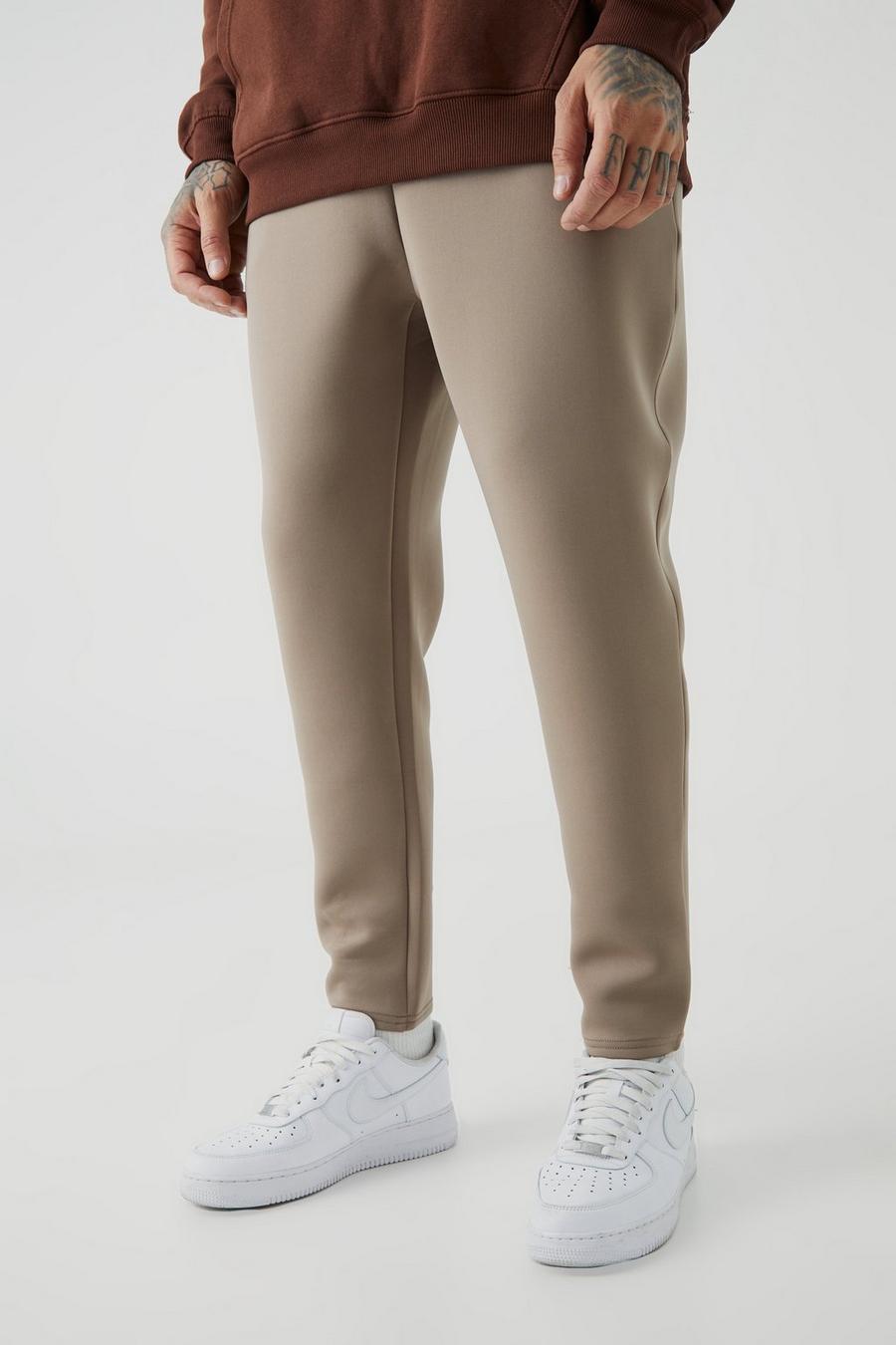 Neutral Slim Tapered Scuba Jogger image number 1
