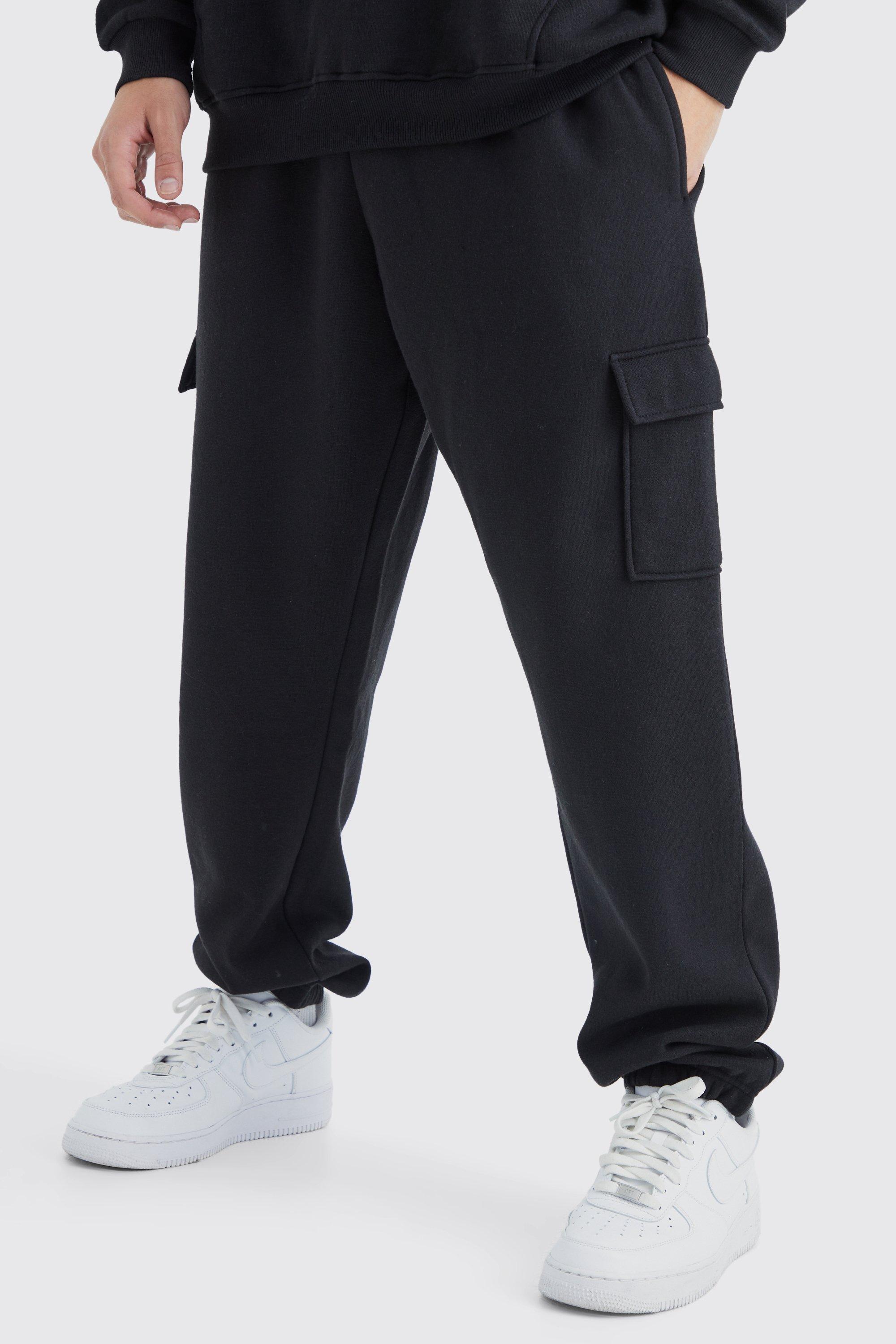 Black basic joggers clearance