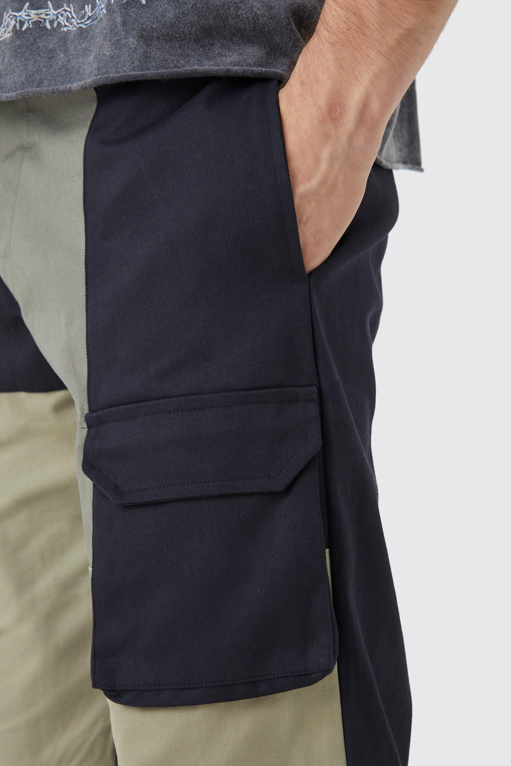 Tall Relaxed Fit Cargo Chino Trousers