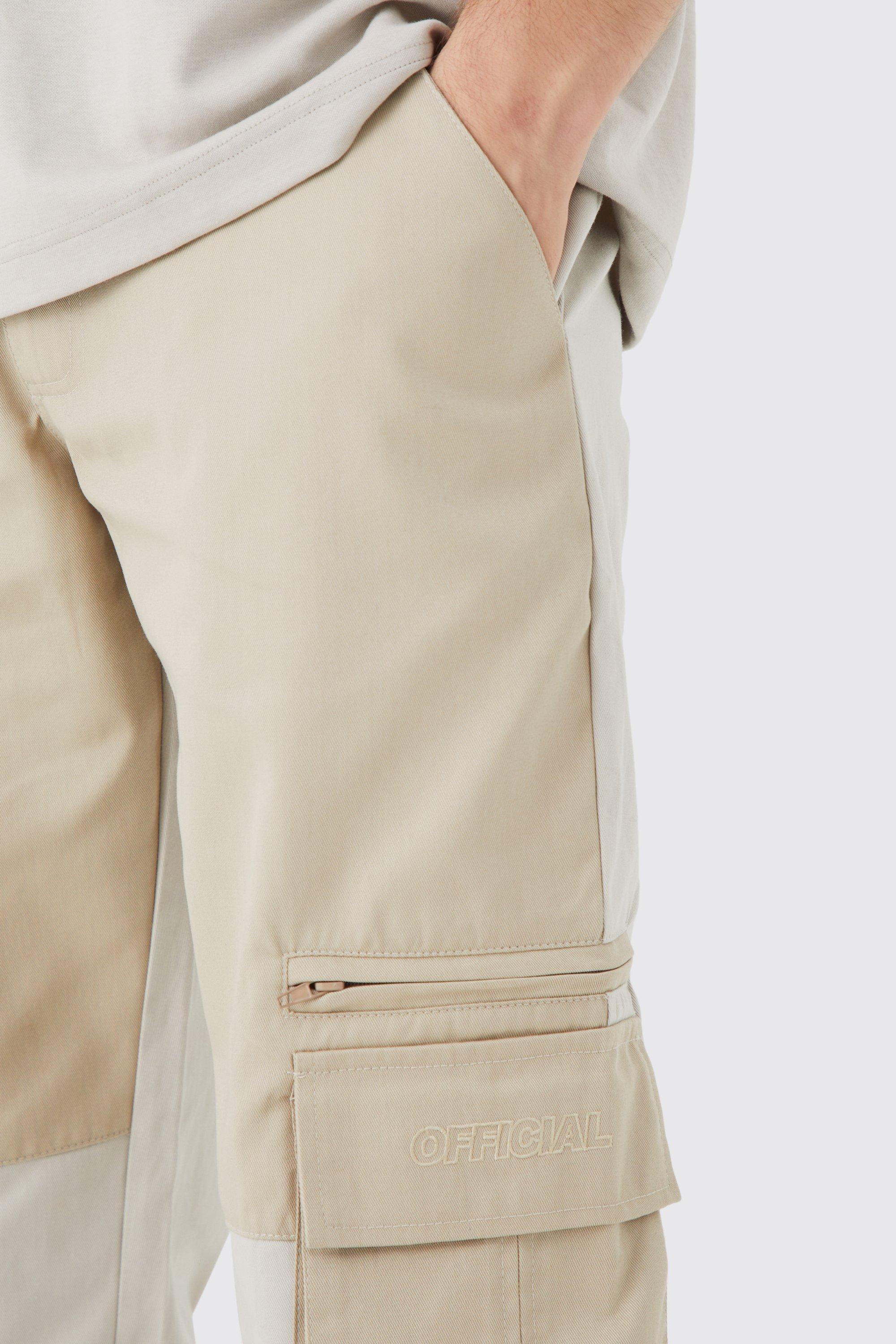 Tall Relaxed Fit Cargo Chino Trousers