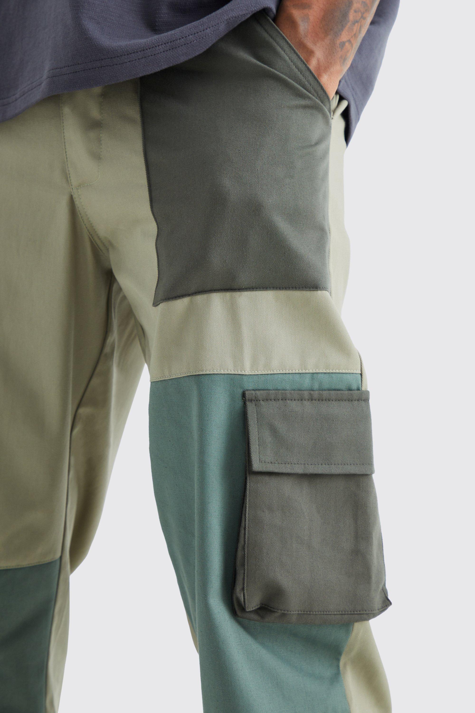 Tall Relaxed Fit Cargo Chino Trousers