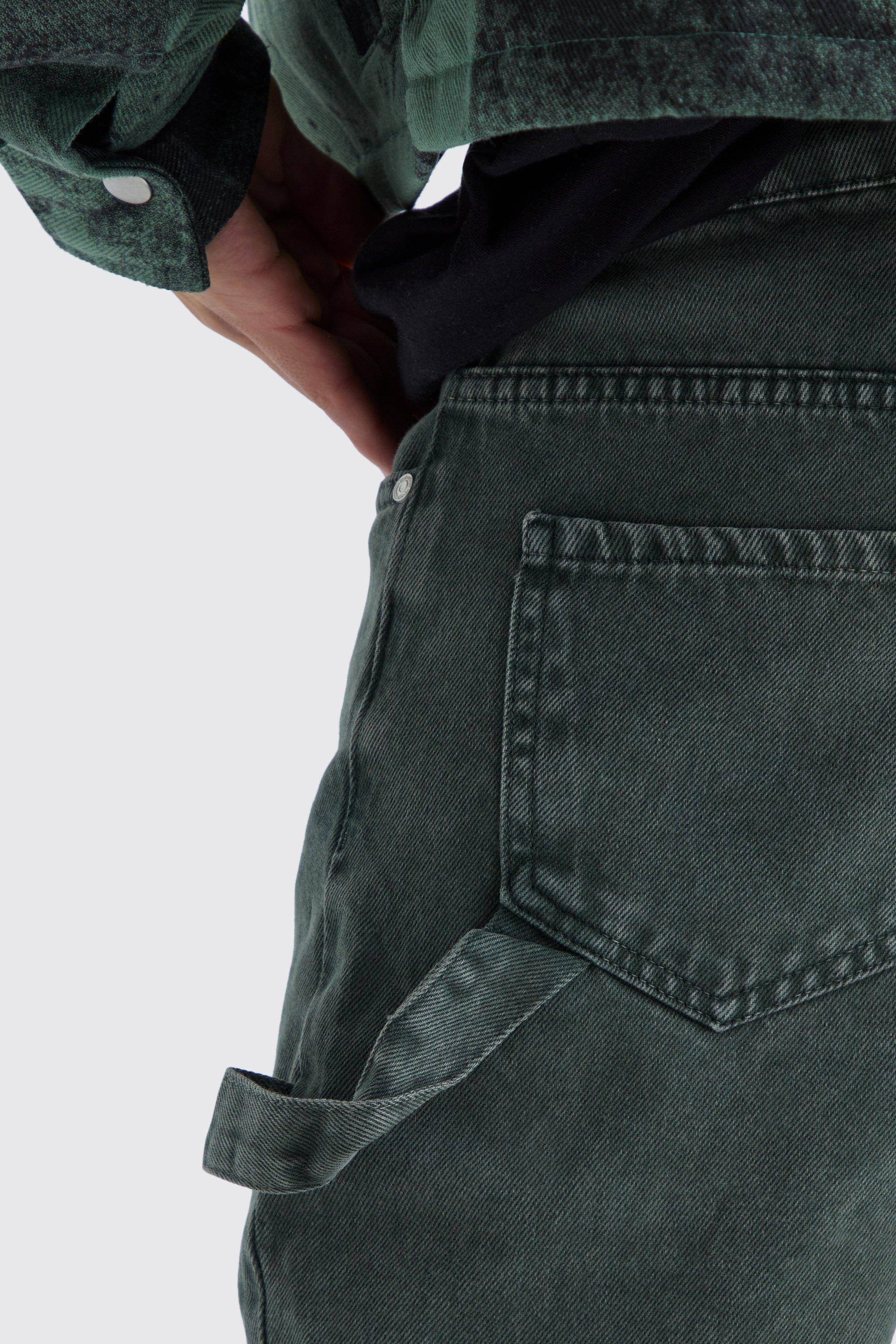 Forest green jeans sales mens