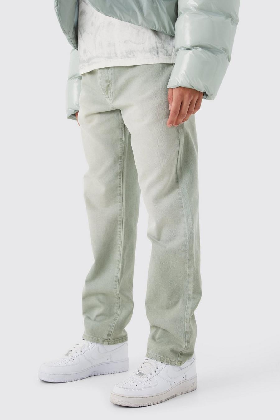 Sage Relaxed Rigid Overdye Jeans image number 1