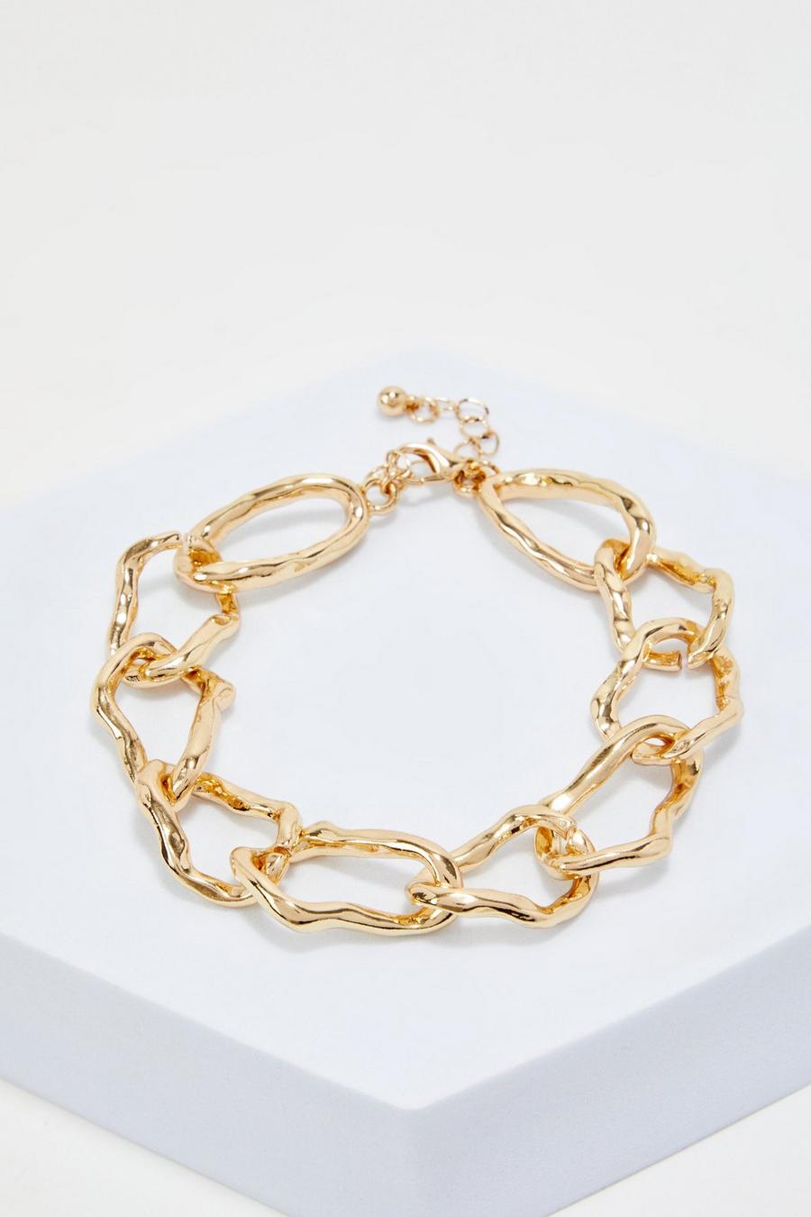 Bracelet à maillon de chaîne épais, Gold image number 1