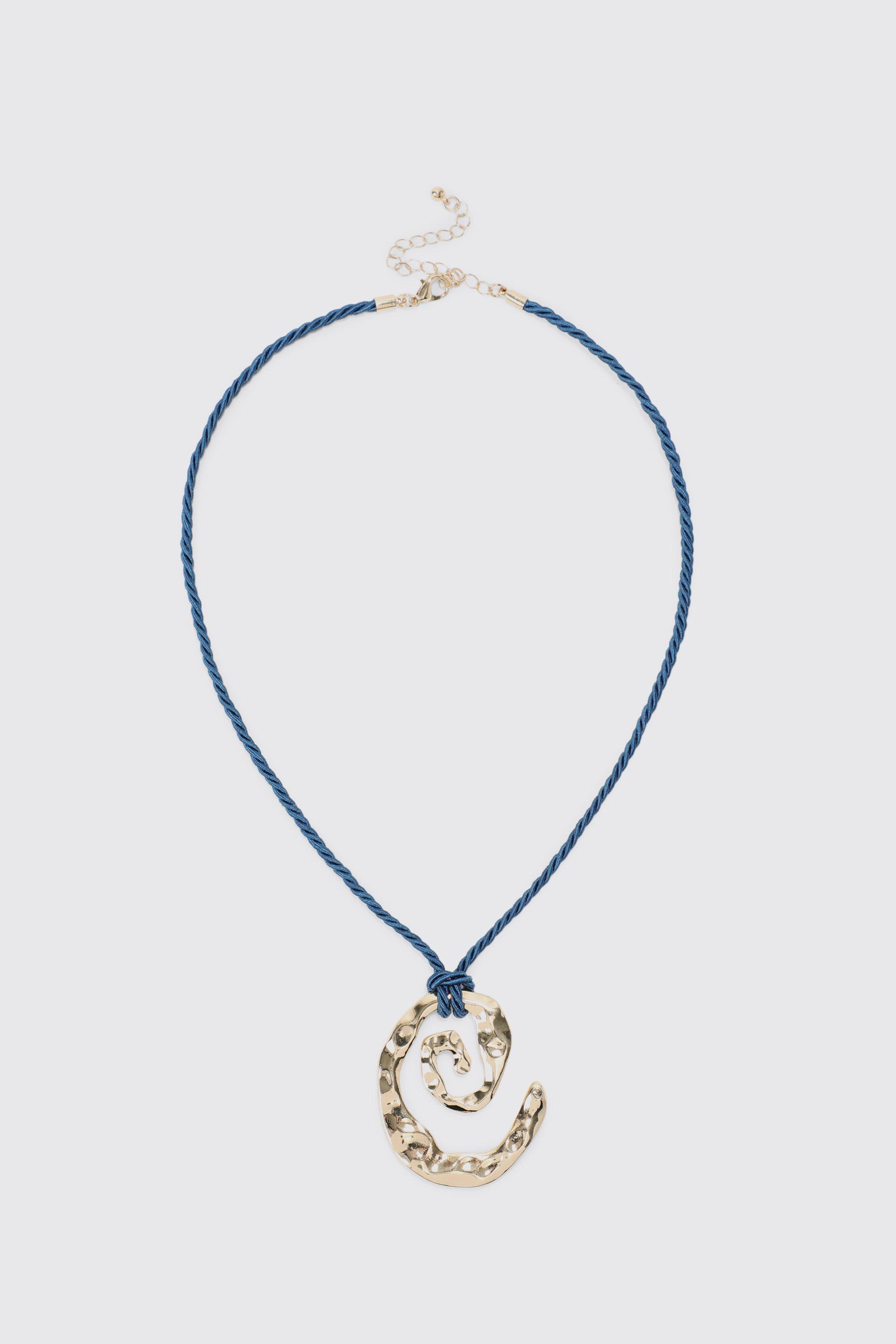 Collier à pendentif épais