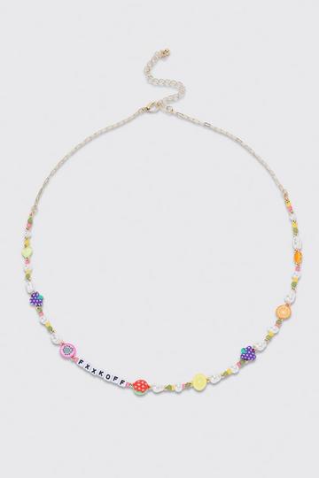 Beaded Necklace multi