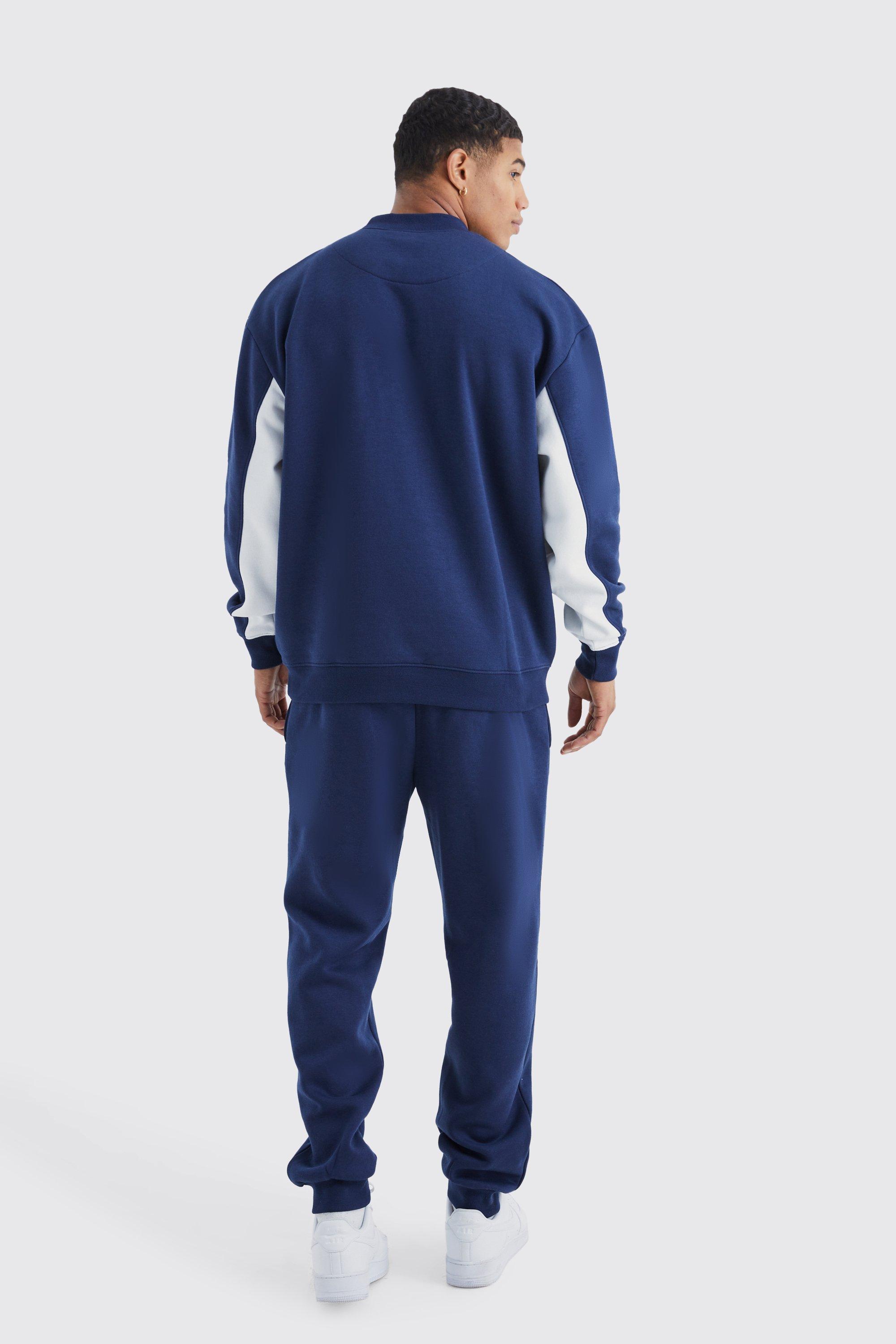 Colour Block Tracksuit boohoo NO