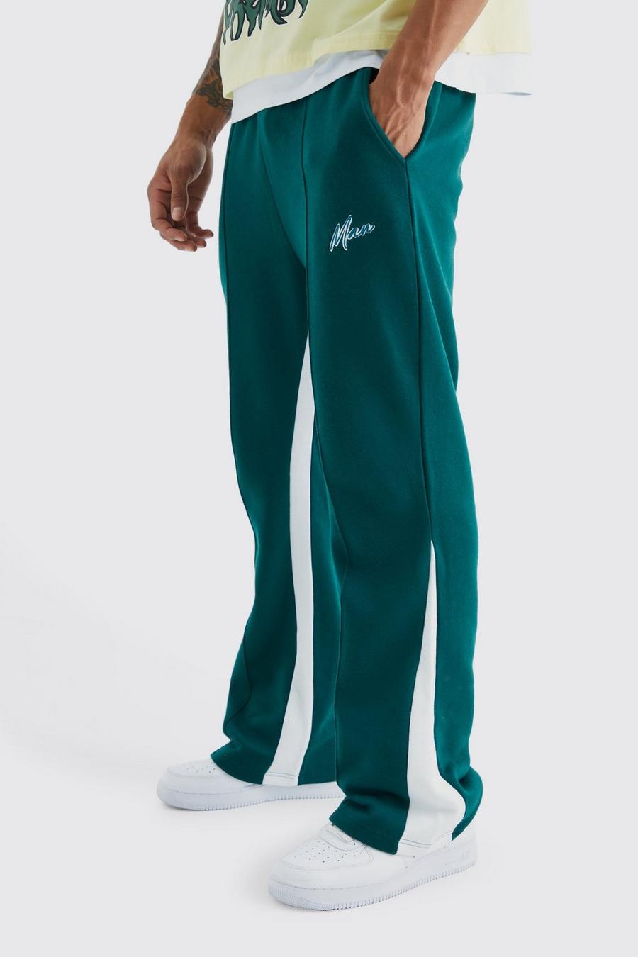 Forest Man Stacked Contrast Gusset Sweatpant