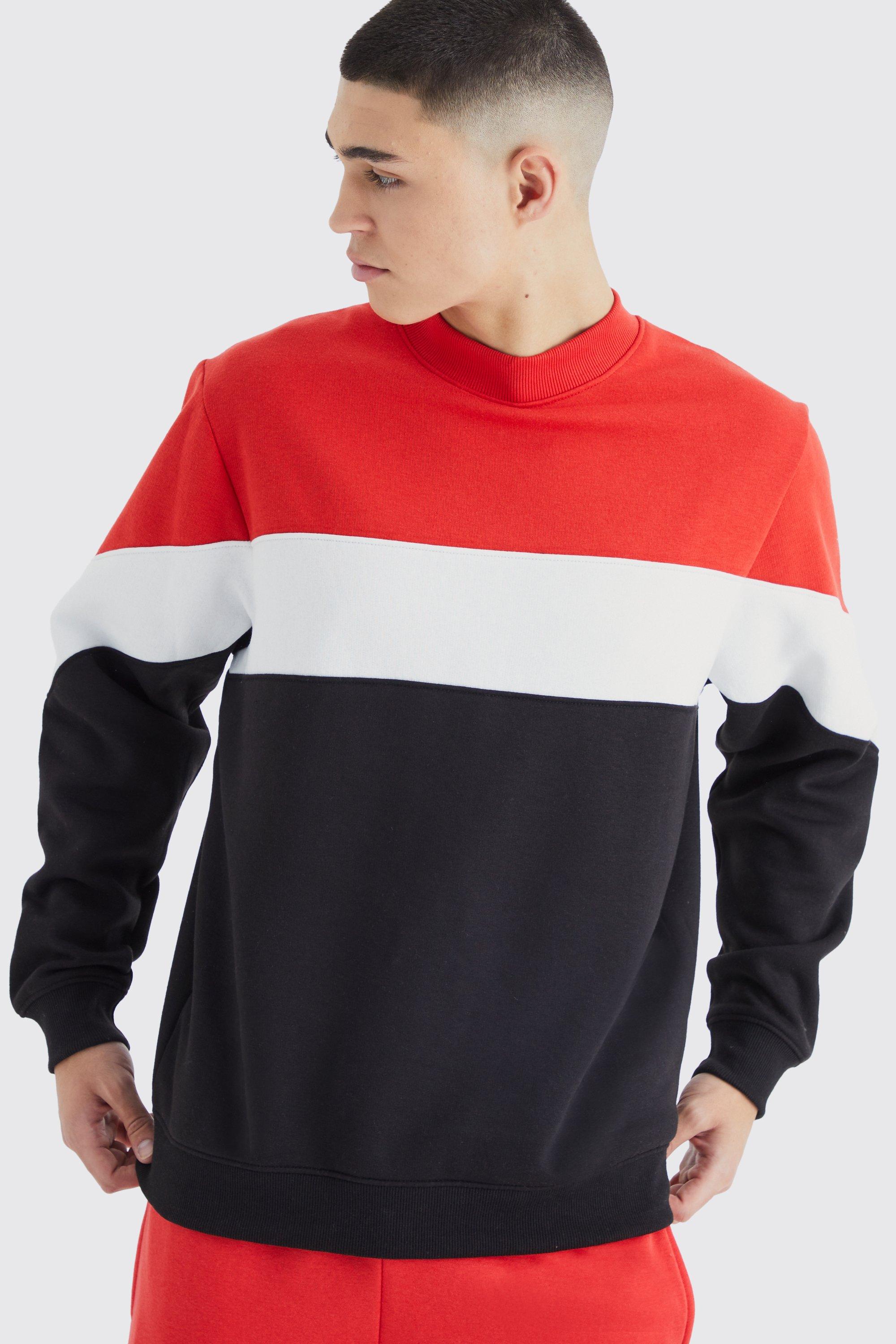 Red clearance colour sweatshirt