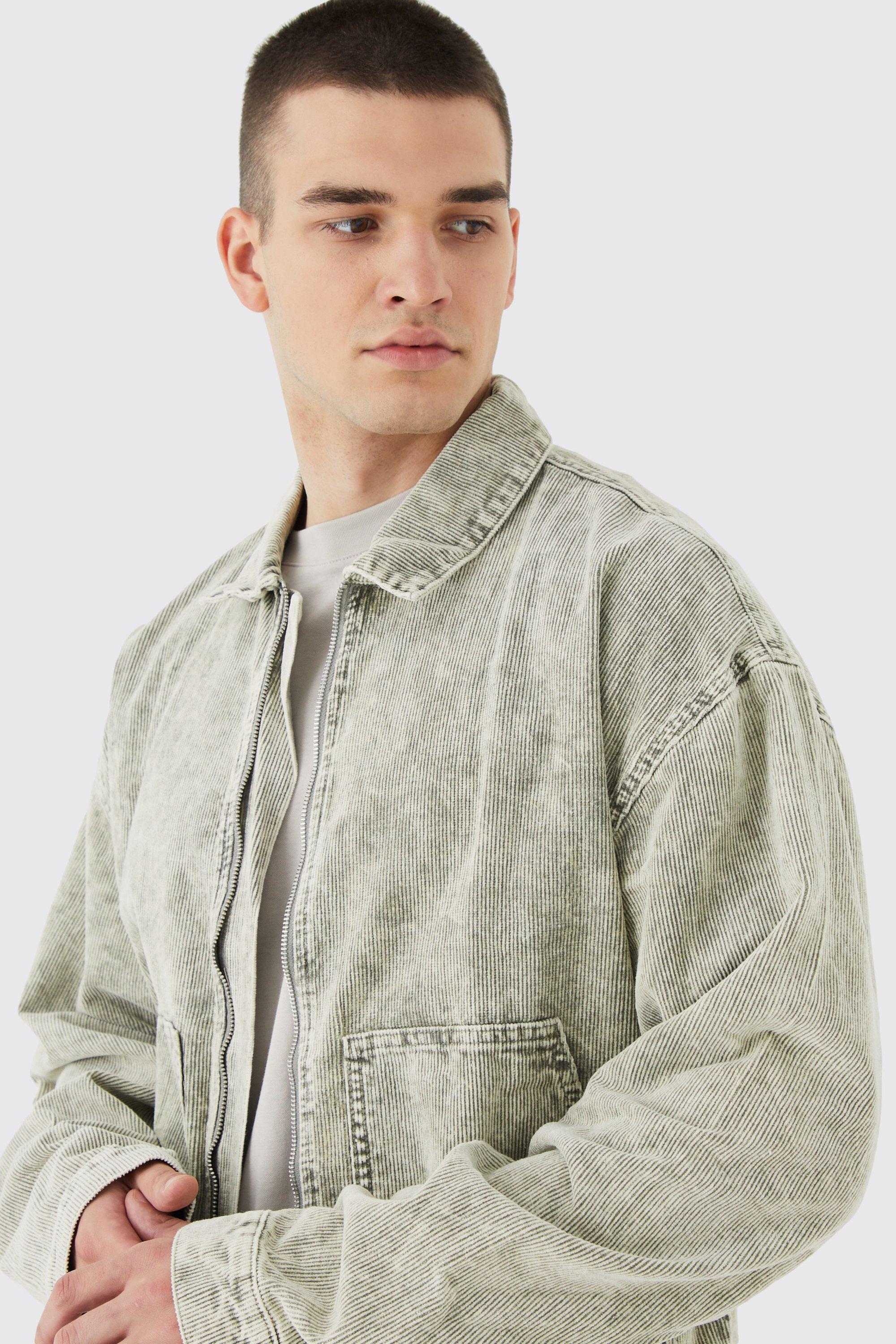 Boohoo cord outlet jacket