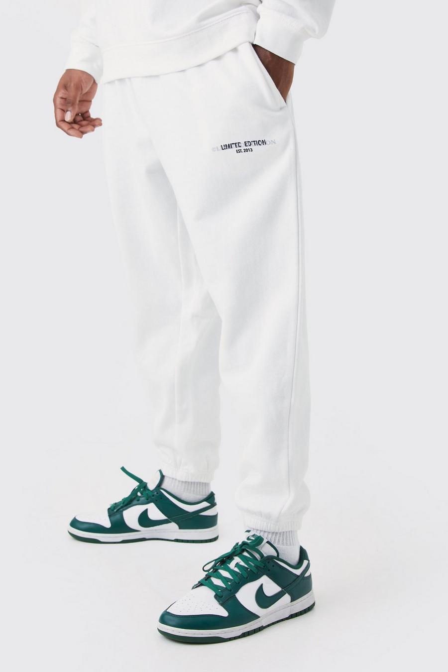 White weiß Plus Regular Fit Limited Jogger