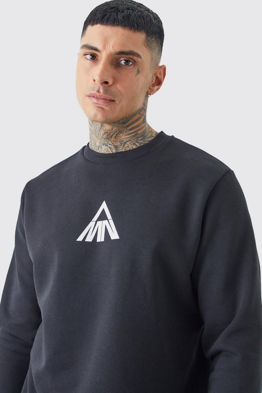 Tall Man Basic Sweatshirt, Black