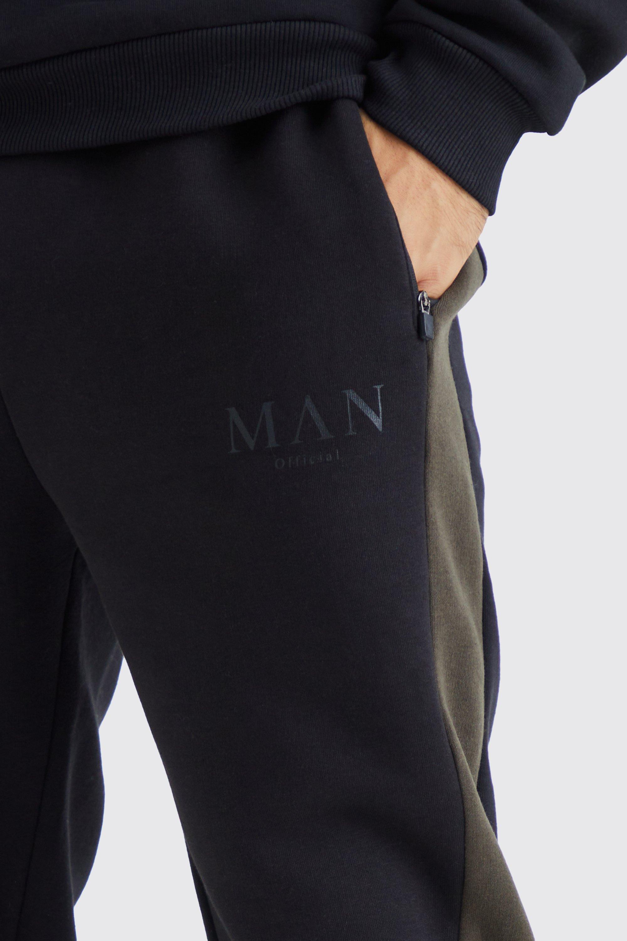 Emporio armani ea7 hot sale side panel fleece joggers