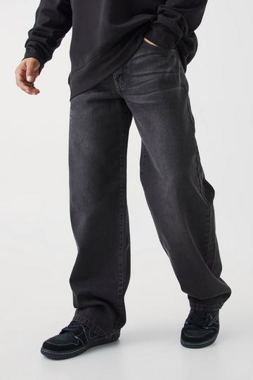 Charcoal Grey Baggy Rigid Jean