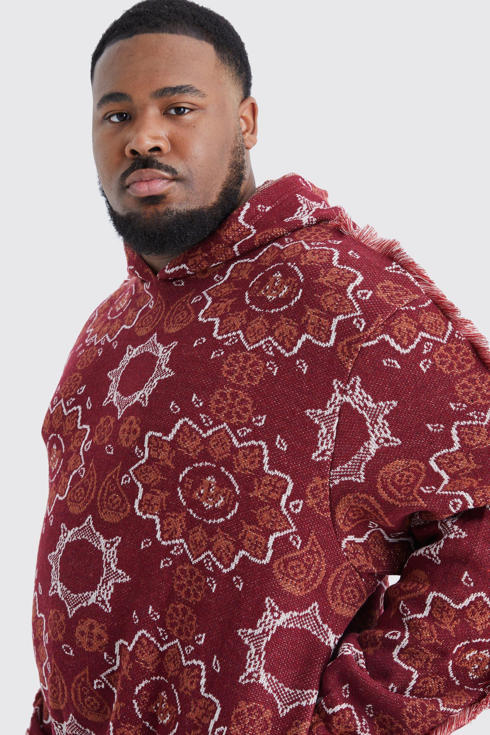 Red best sale bandana hoodie