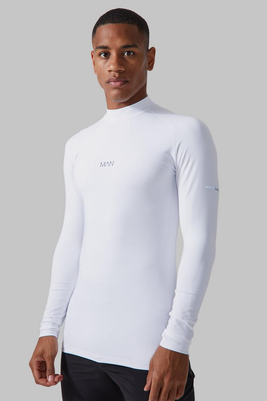 White Man Active Compression Training Top