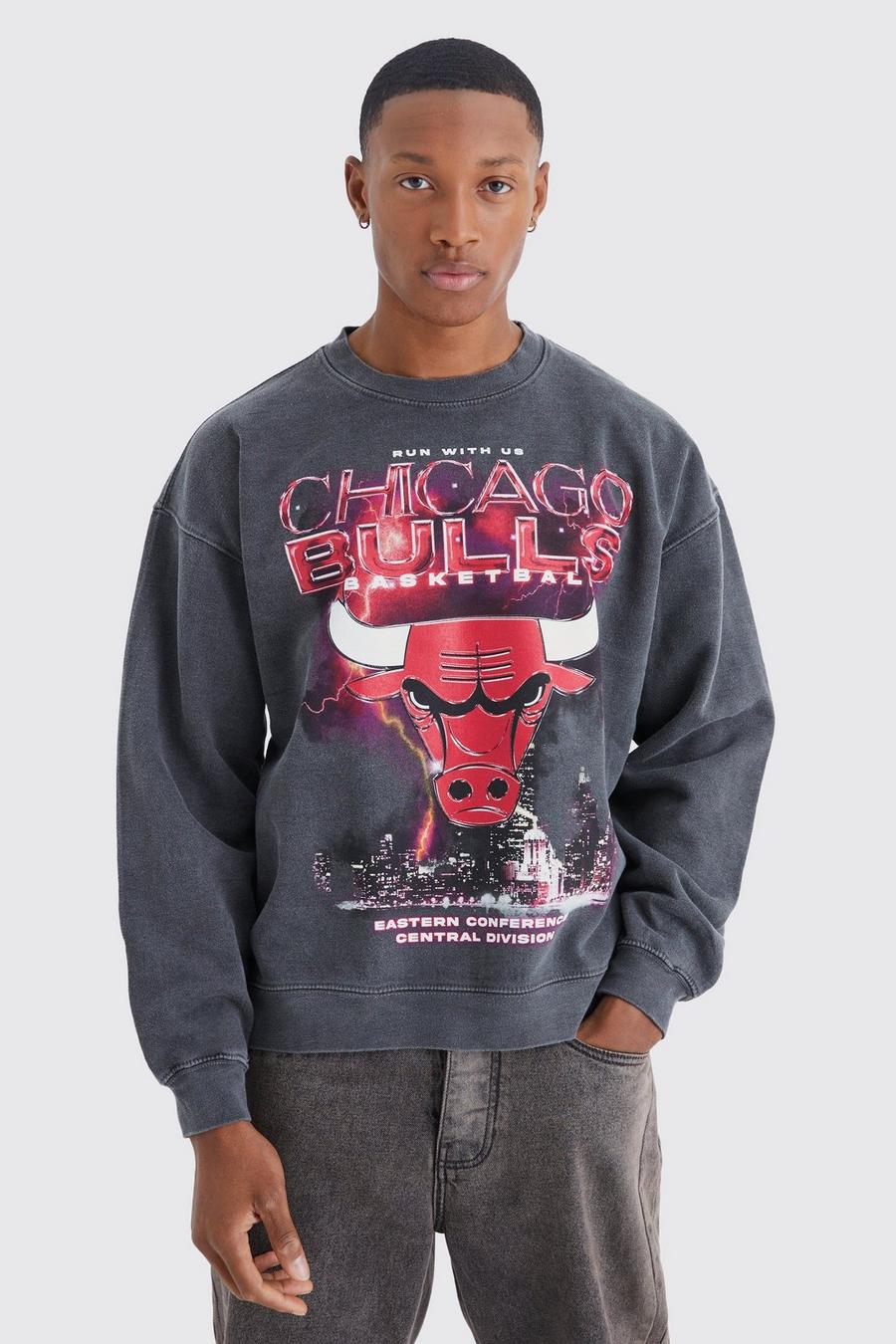 grey bulls sweatshirt