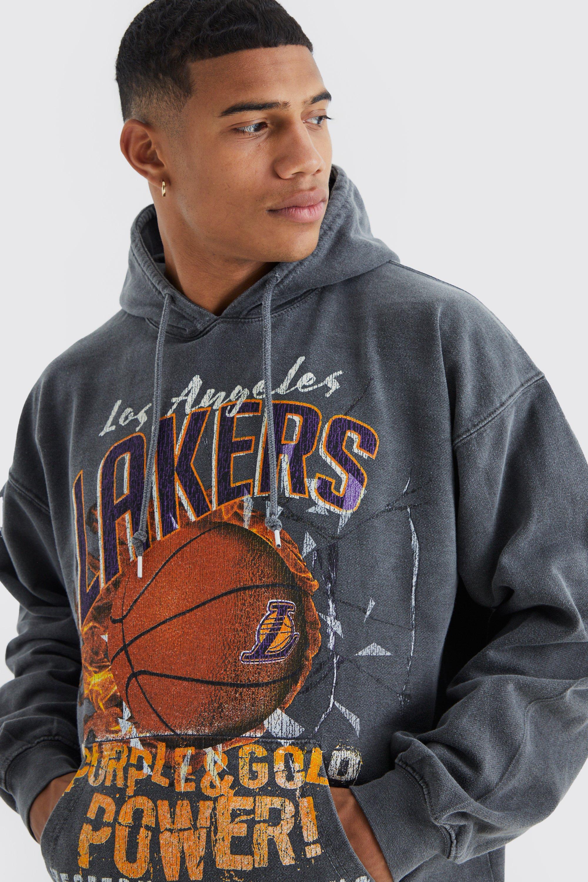 Men hotsell lakers hoodie