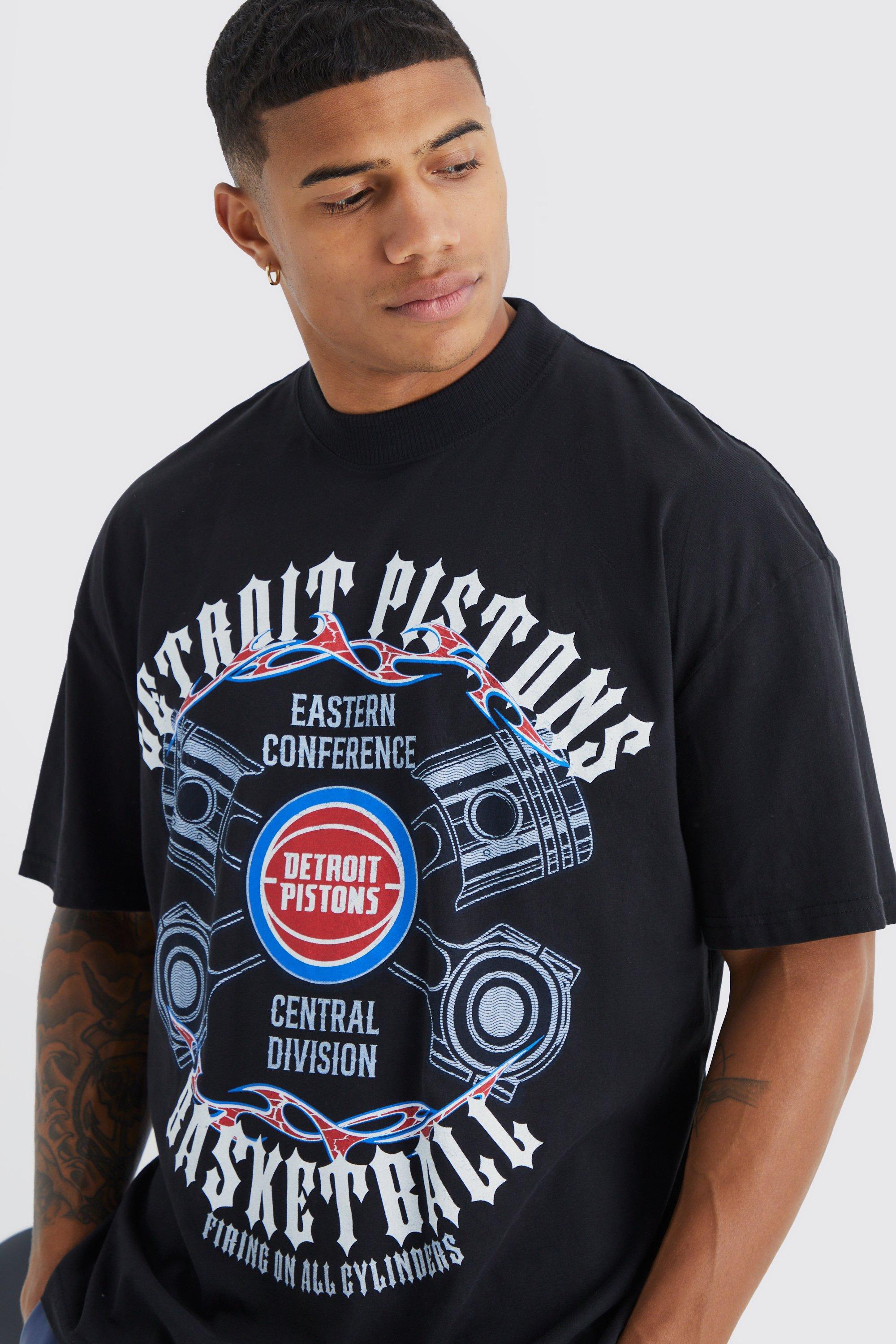 Detroit Pistons NBA License T Shirt