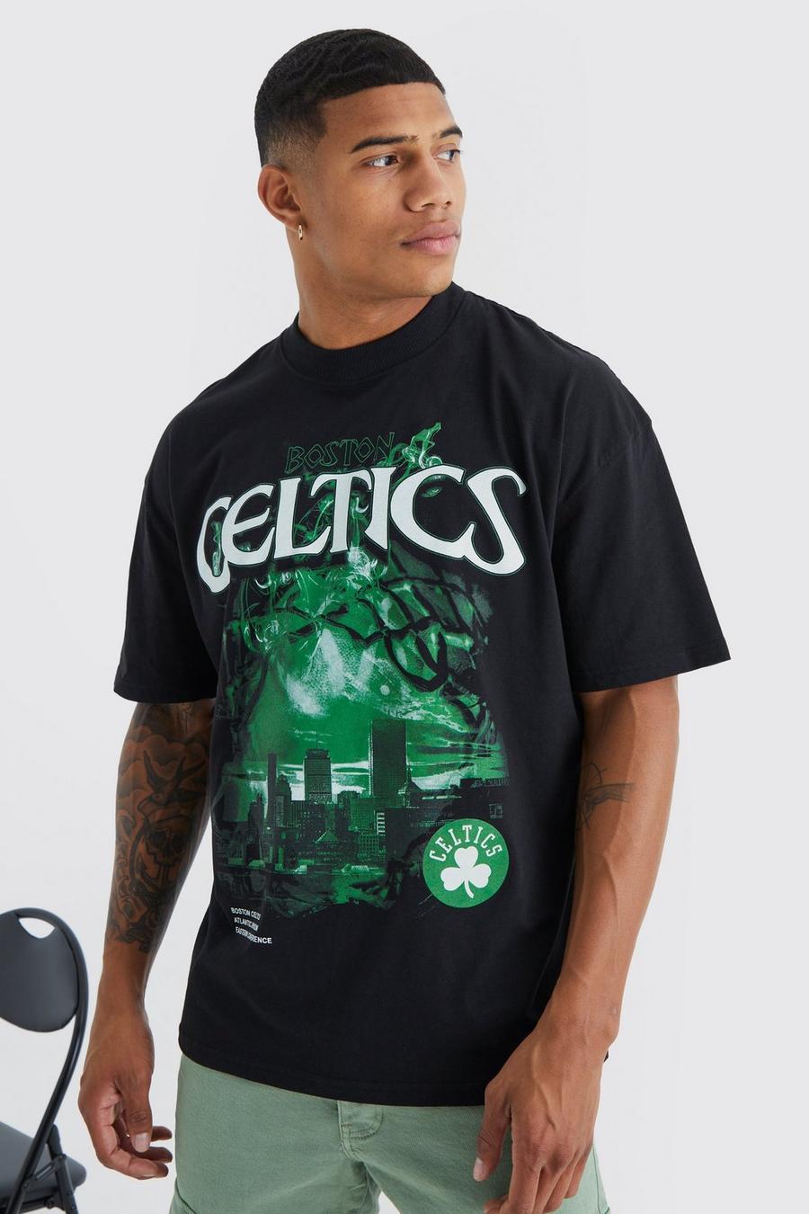Buy Boston Celtics Retro Logo Oversizeds Vintage Nba Tee Unique design  T-shirt