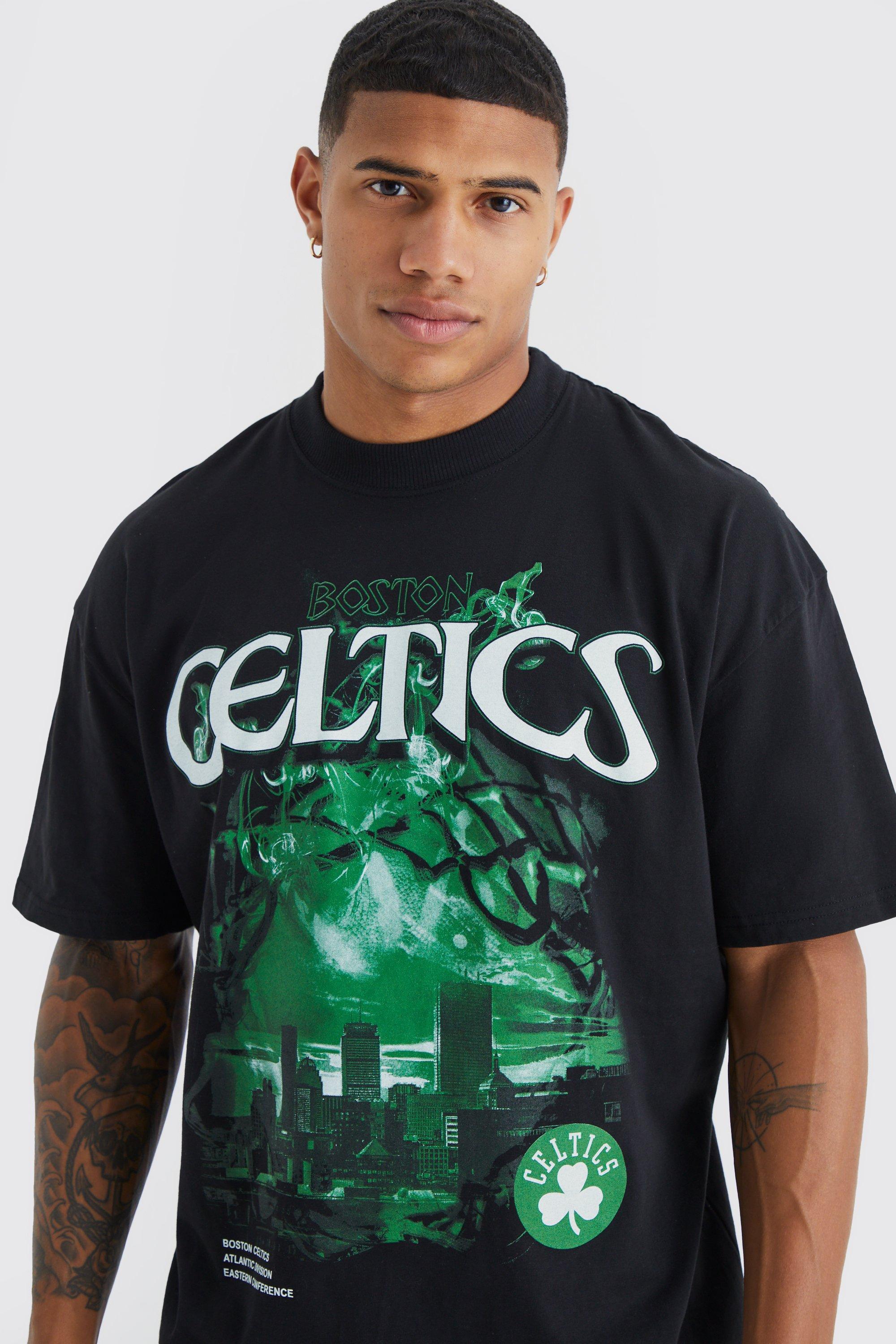black boston celtics t shirt