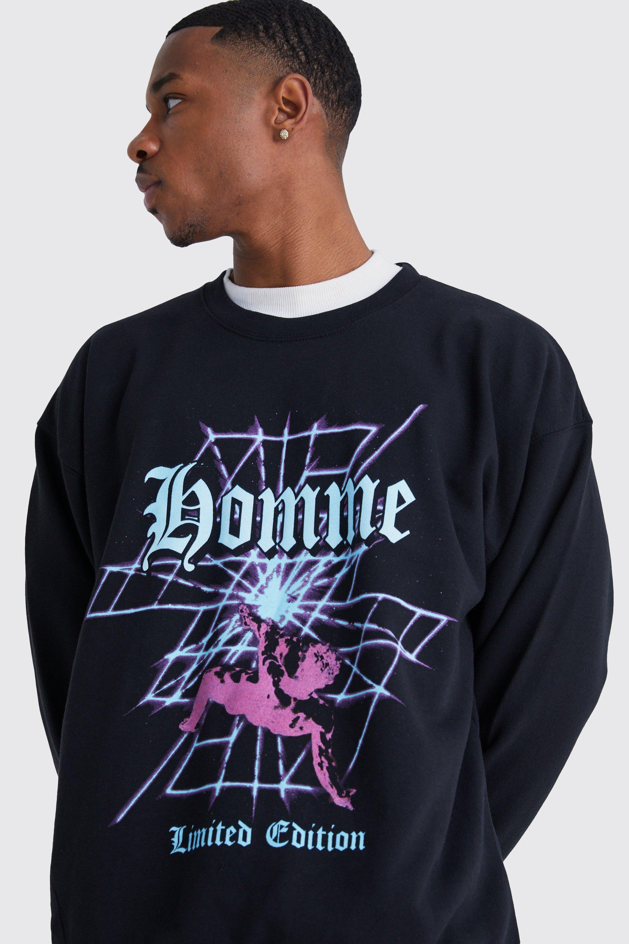 Oversized Ofcl Dove Graphic Sweatshirt