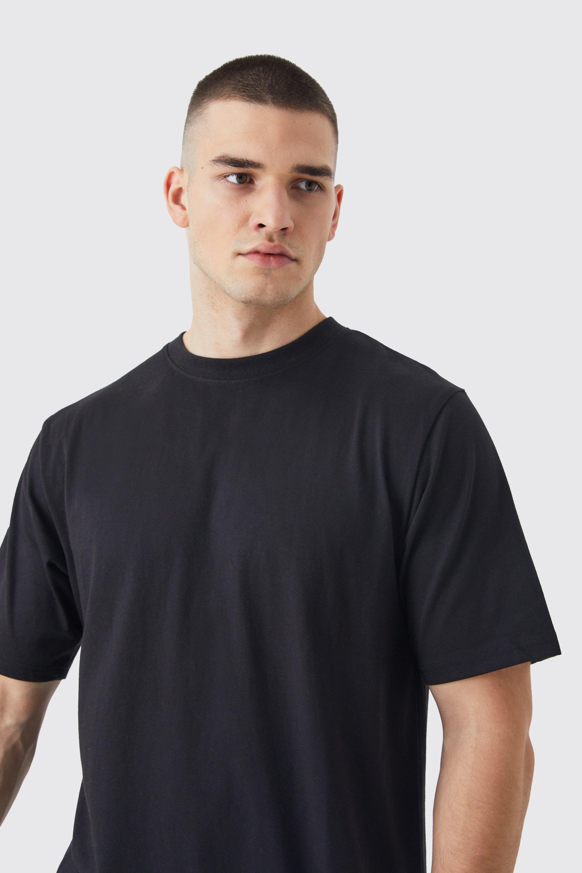 Plain black slim clearance fit t shirt