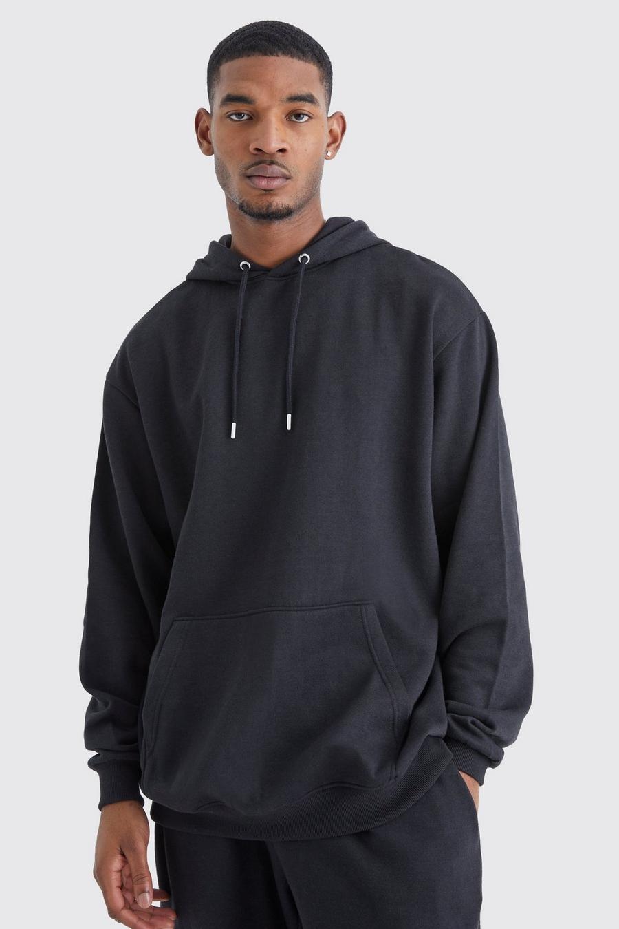 Tall Oversize Hoodie, Black image number 1