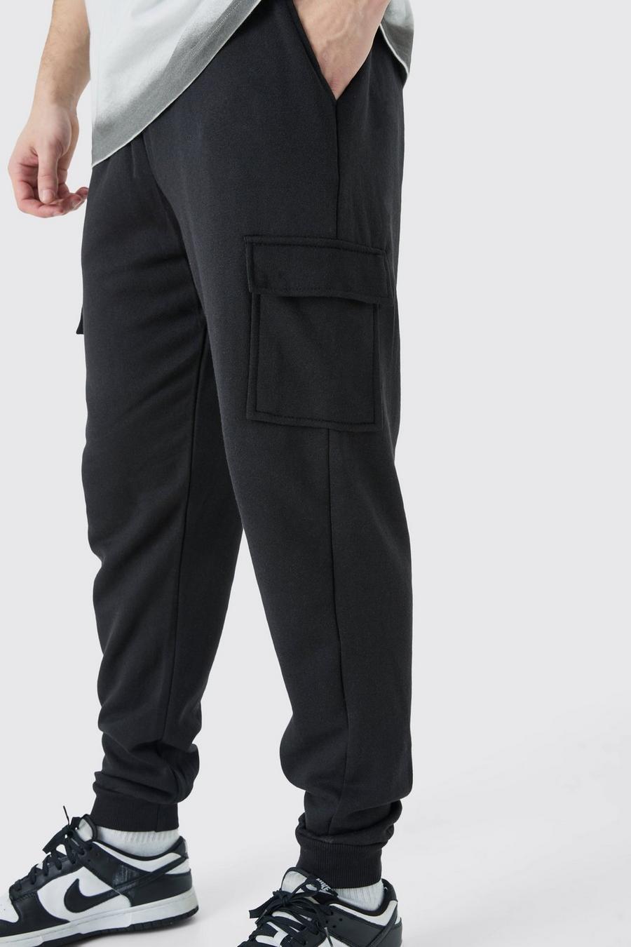 Black Tall Core Fit Cargo Jogger image number 1