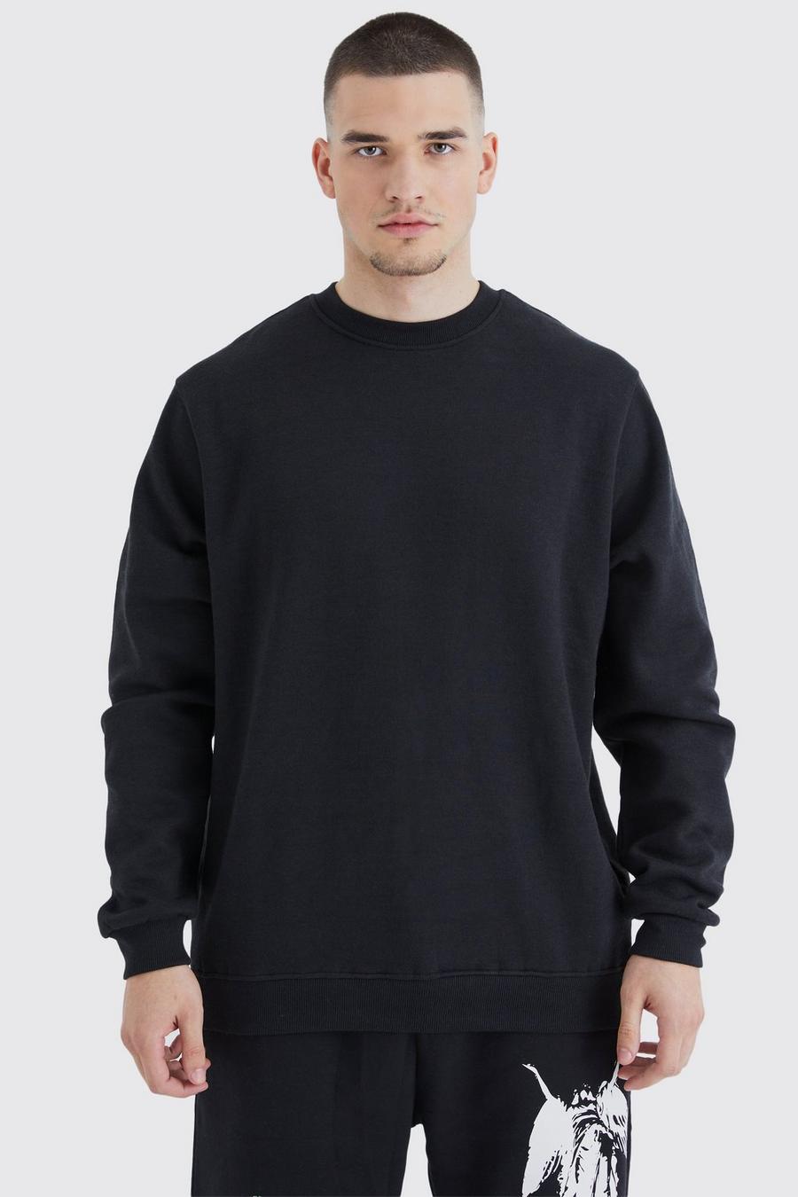 Black Tall Basic Sweatshirt image number 1