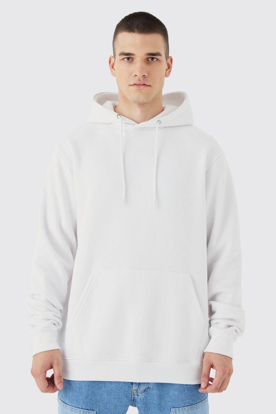 White Tall Over Head Core Fit Hoodie image number 1