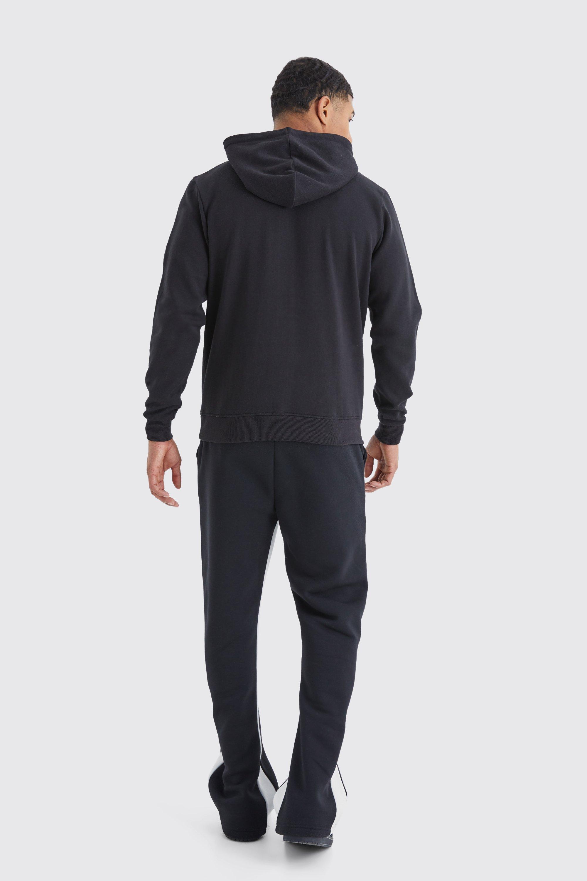 Black slim fit hoodie online