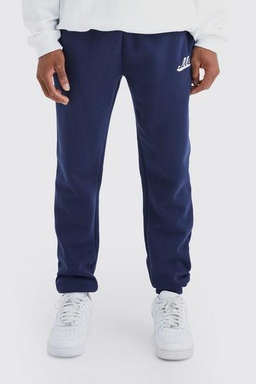 Navy Skinny Ft Man Jogger